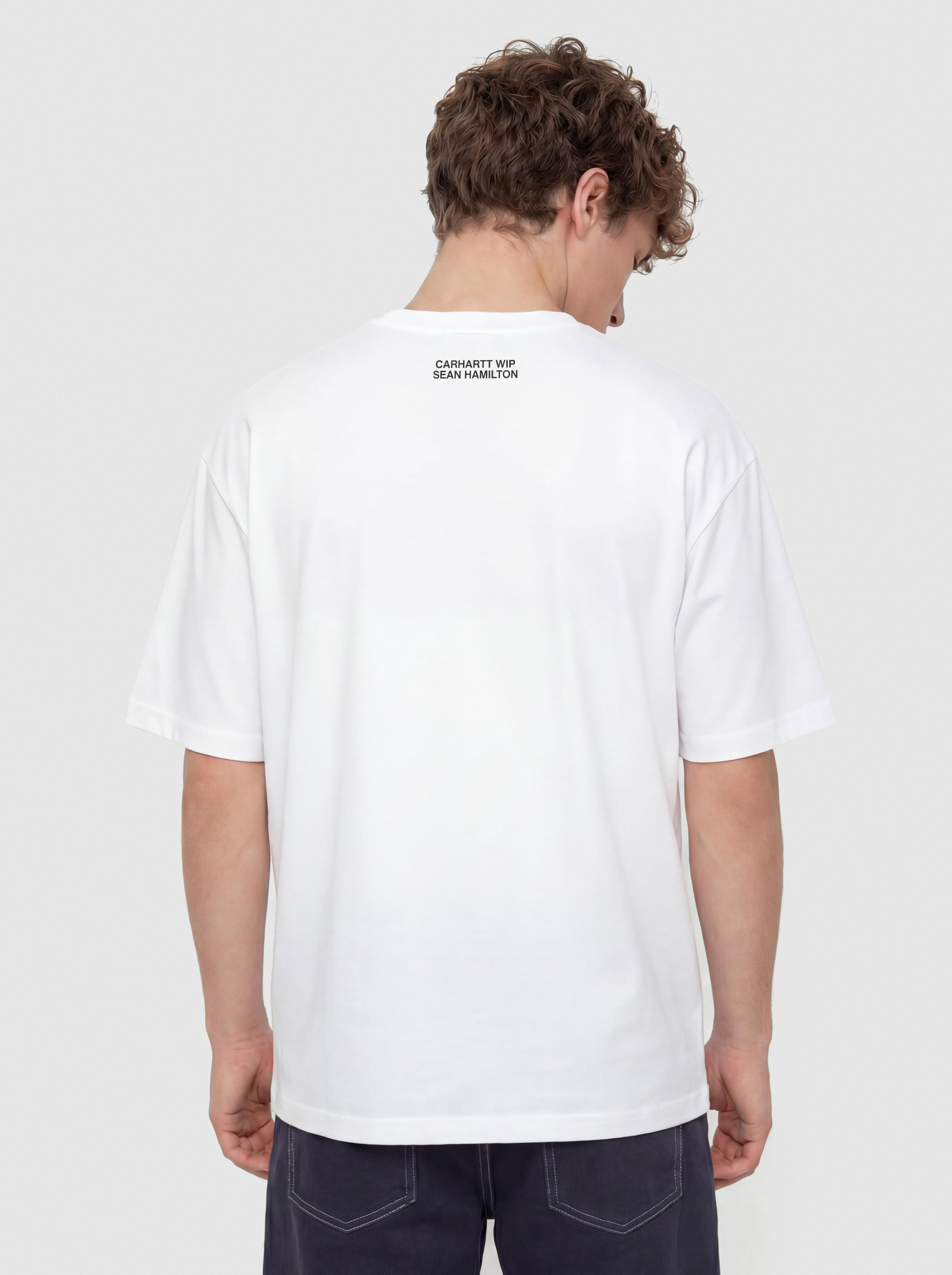 T-shirt Carhartt WIP Sean Hamilton 02 (white)