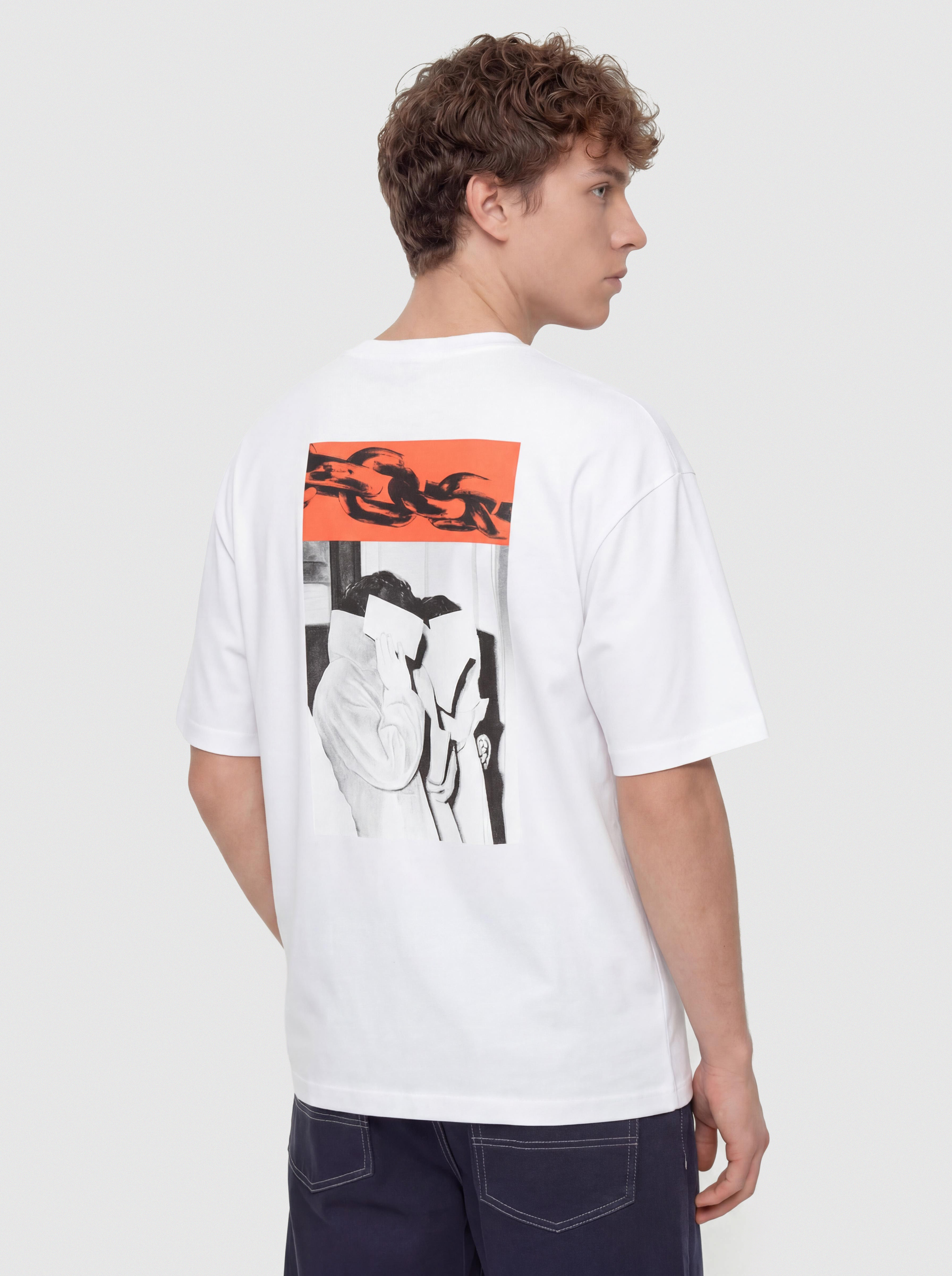 T-shirt Carhartt WIP Sean Hamilton 01 (white)