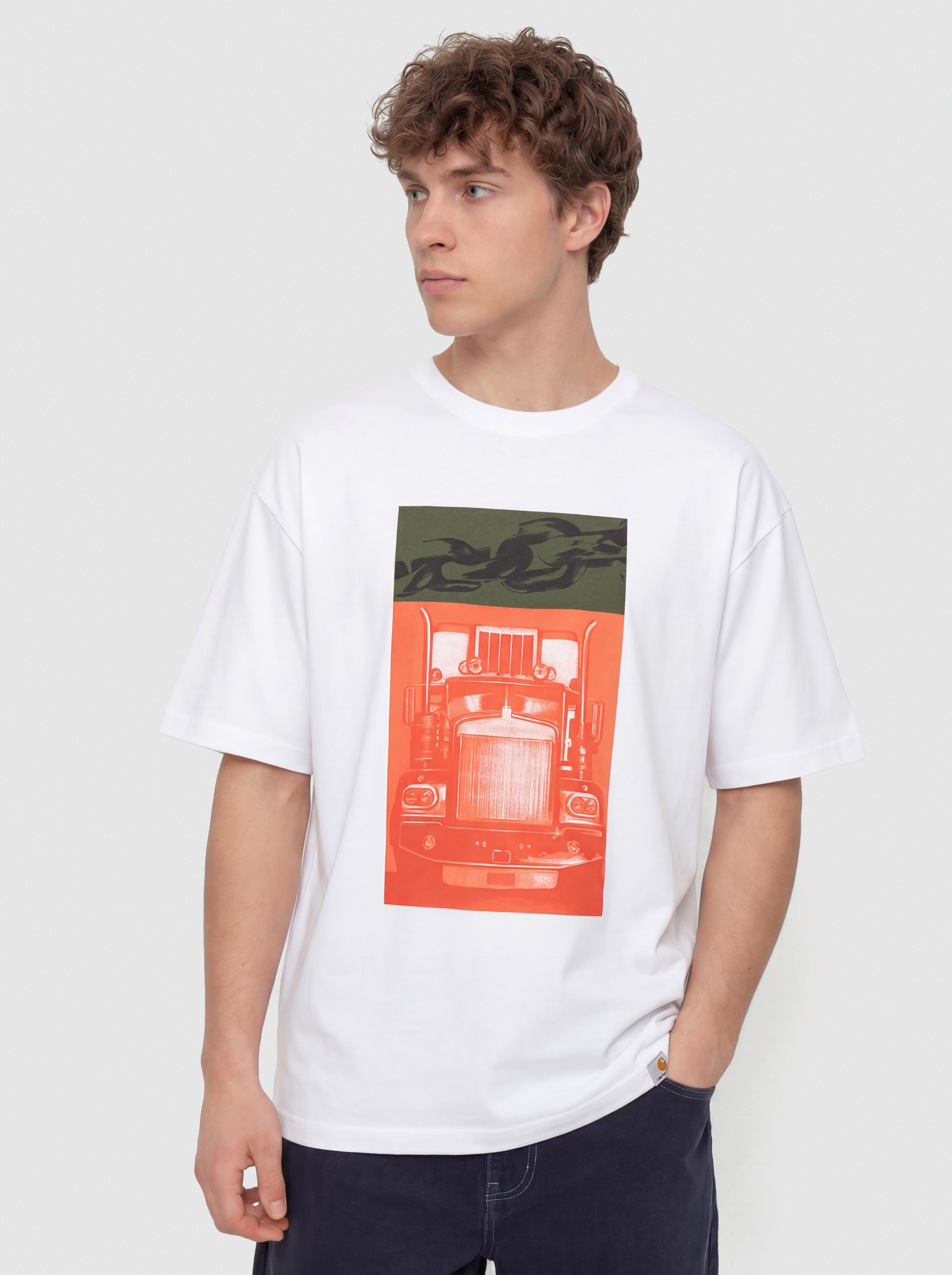 T-shirt Carhartt WIP Sean Hamilton 01 (white)