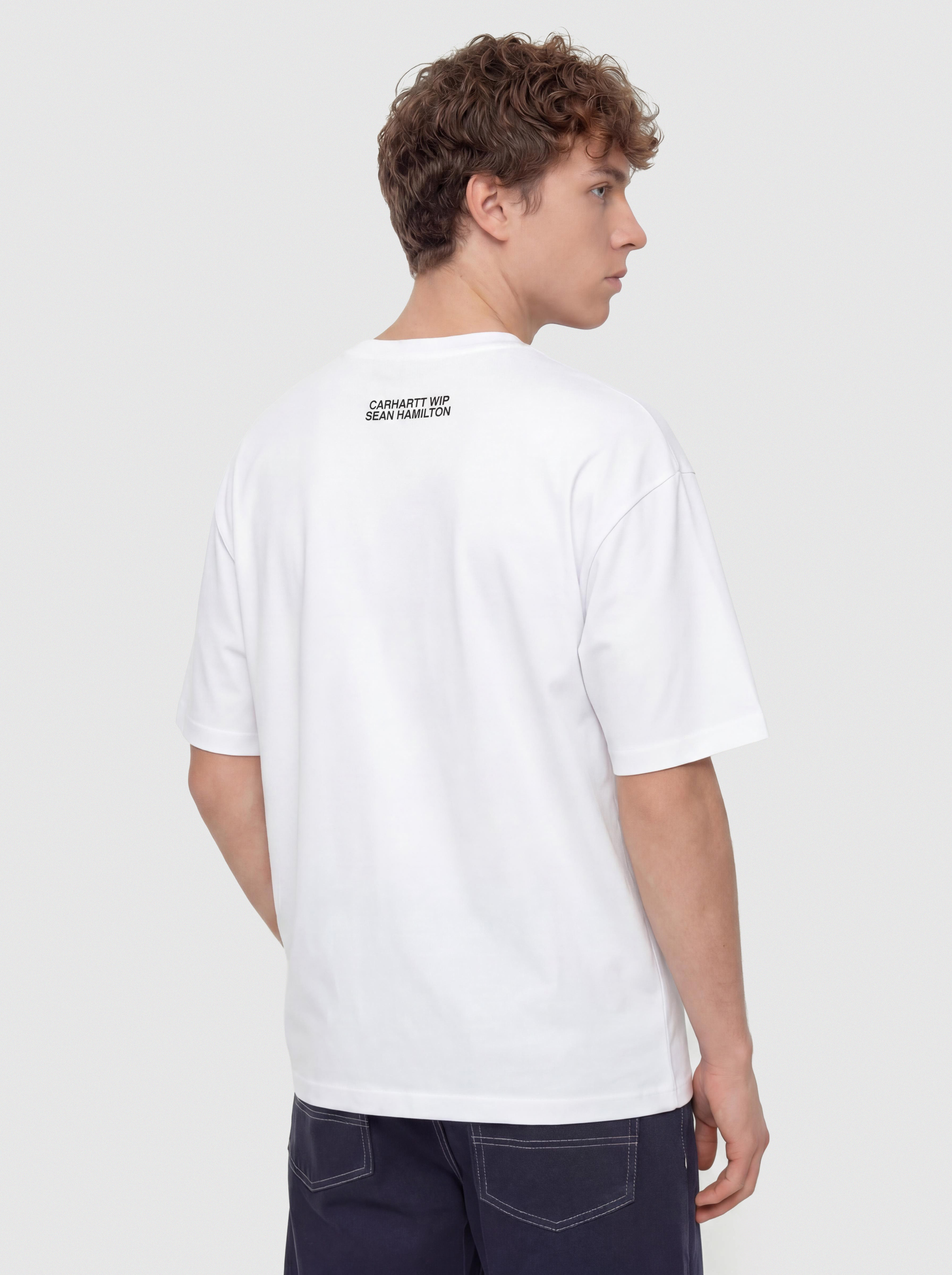 T-shirt Carhartt WIP Sean Hamilton 02 (white)