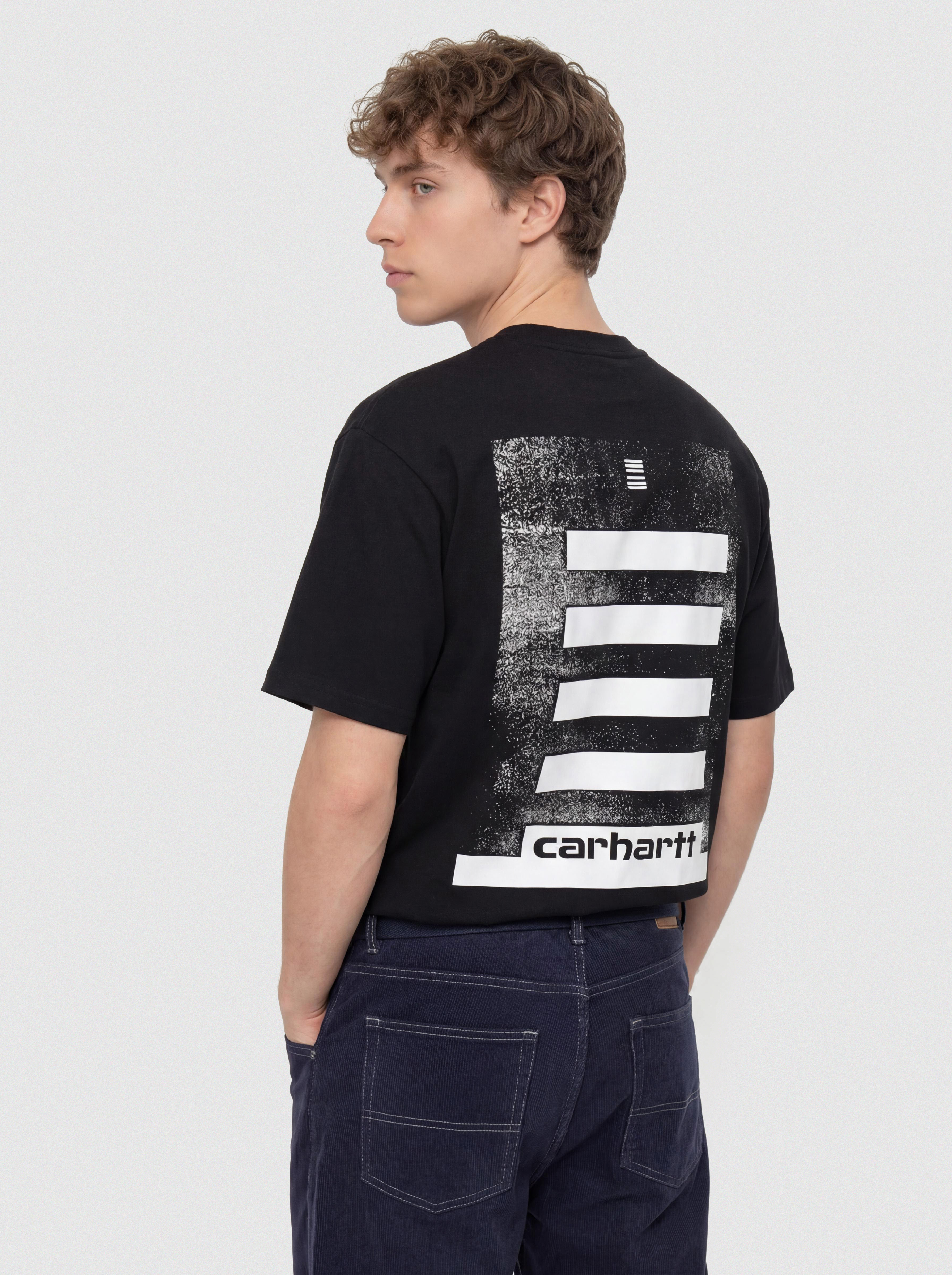 T-shirt Carhartt WIP Archive Lines (black)