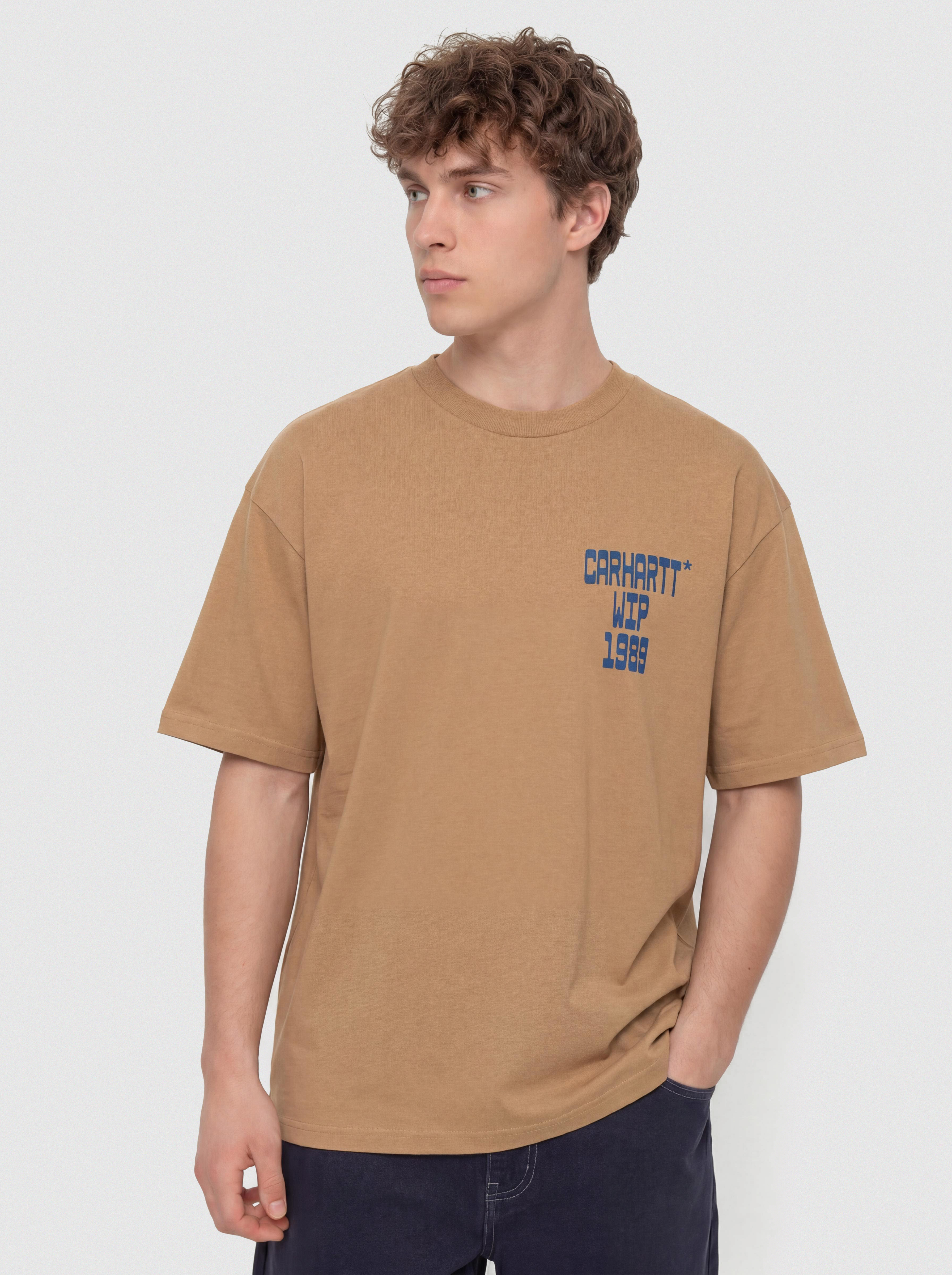 T-shirt Carhartt WIP Blocks (peanut)