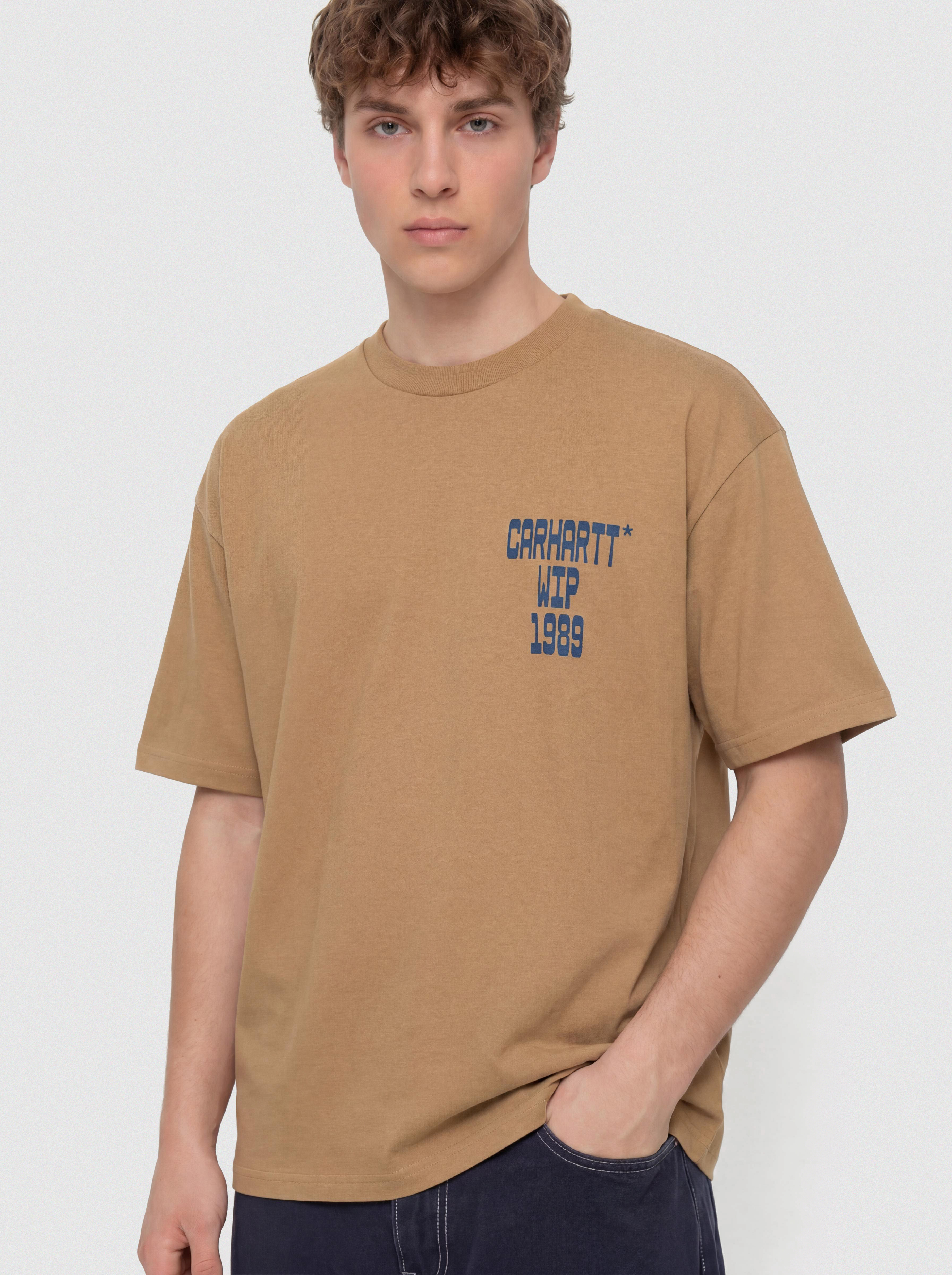 T-shirt Carhartt WIP Blocks (peanut)