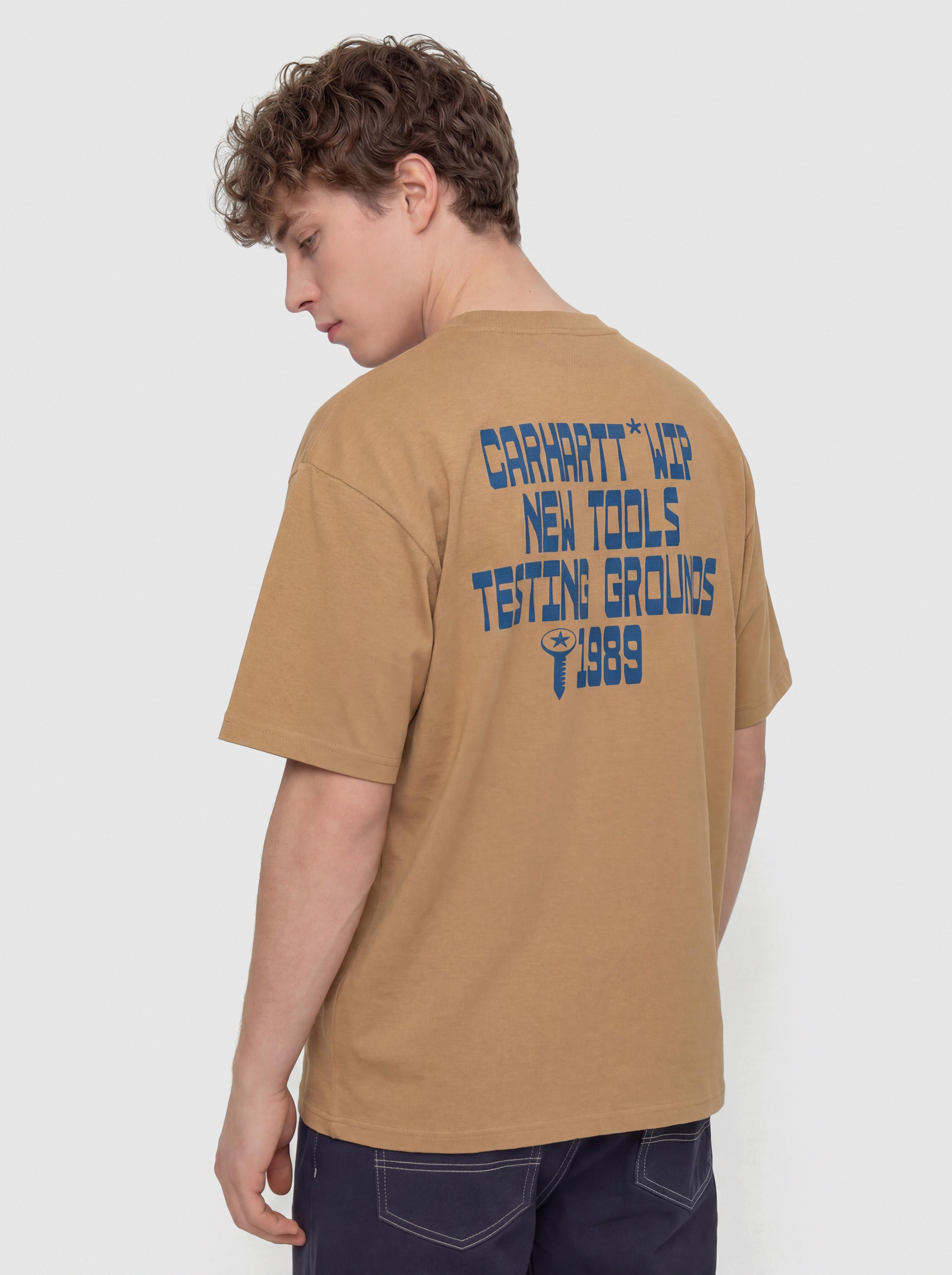 T-shirt Carhartt WIP Blocks (peanut)
