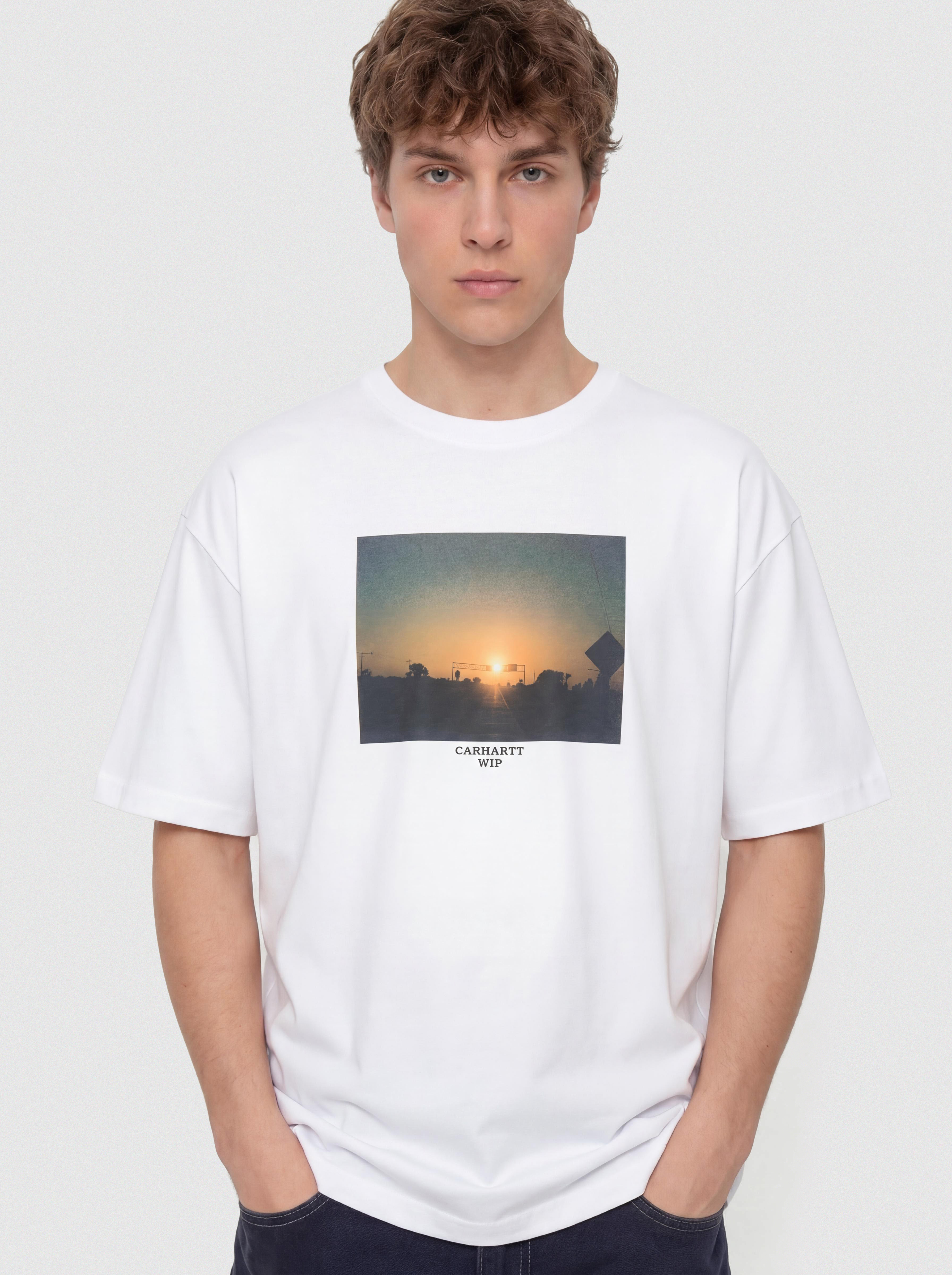 T-shirt Carhartt WIP Warm Views (white)