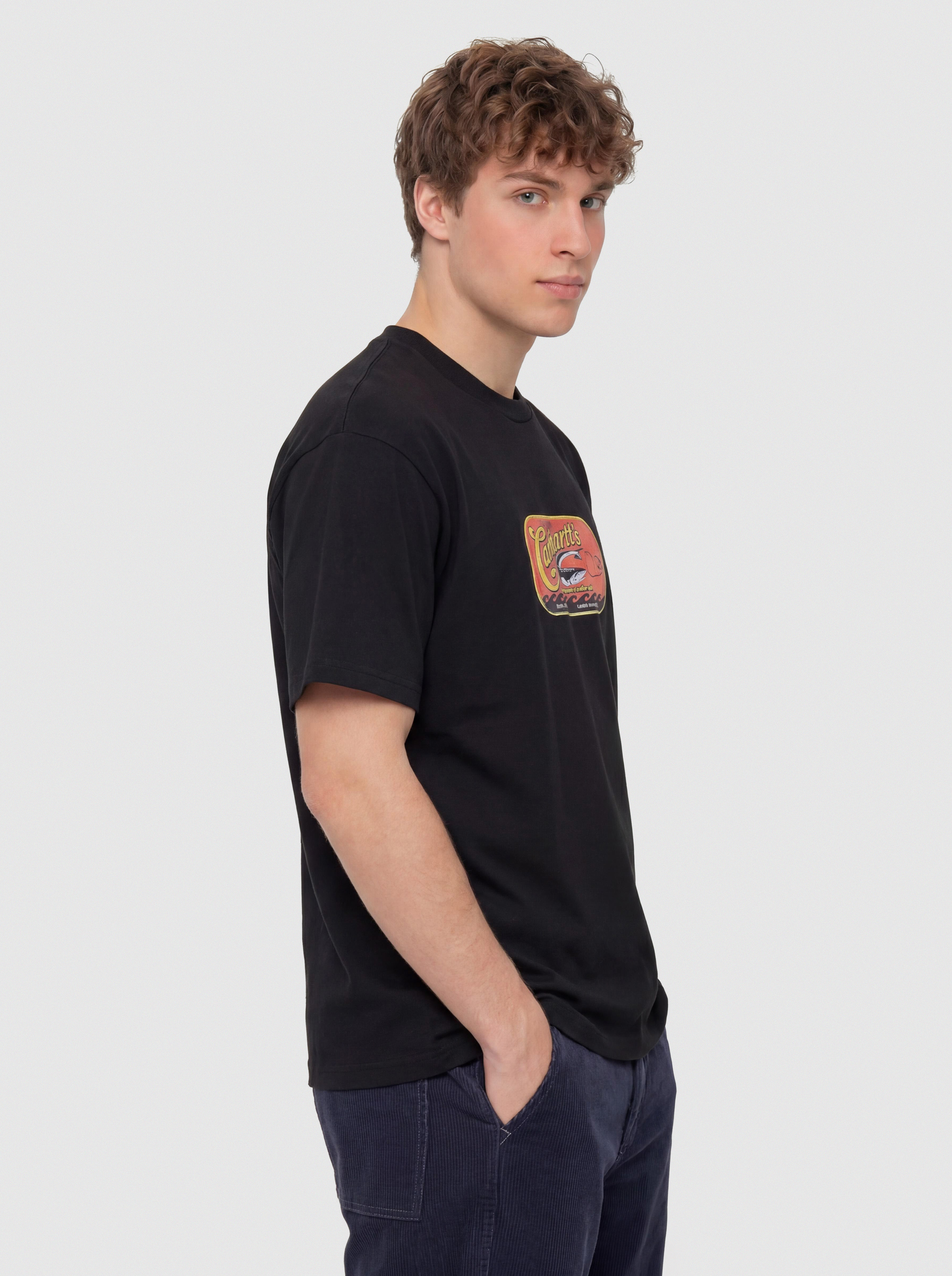 T-shirt Carhartt WIP Sardinas (black)