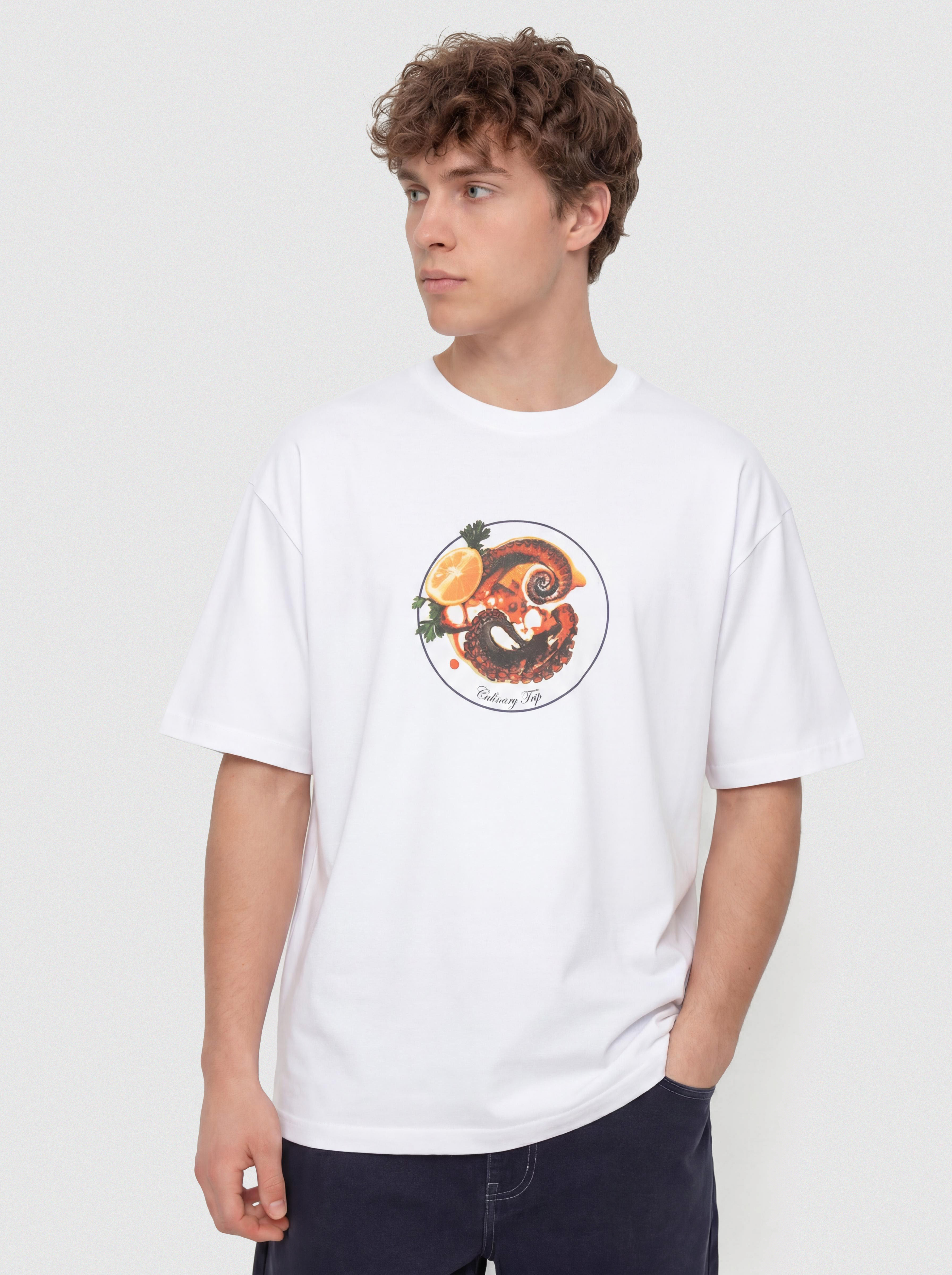 T-shirt Carhartt WIP Octopus (white)