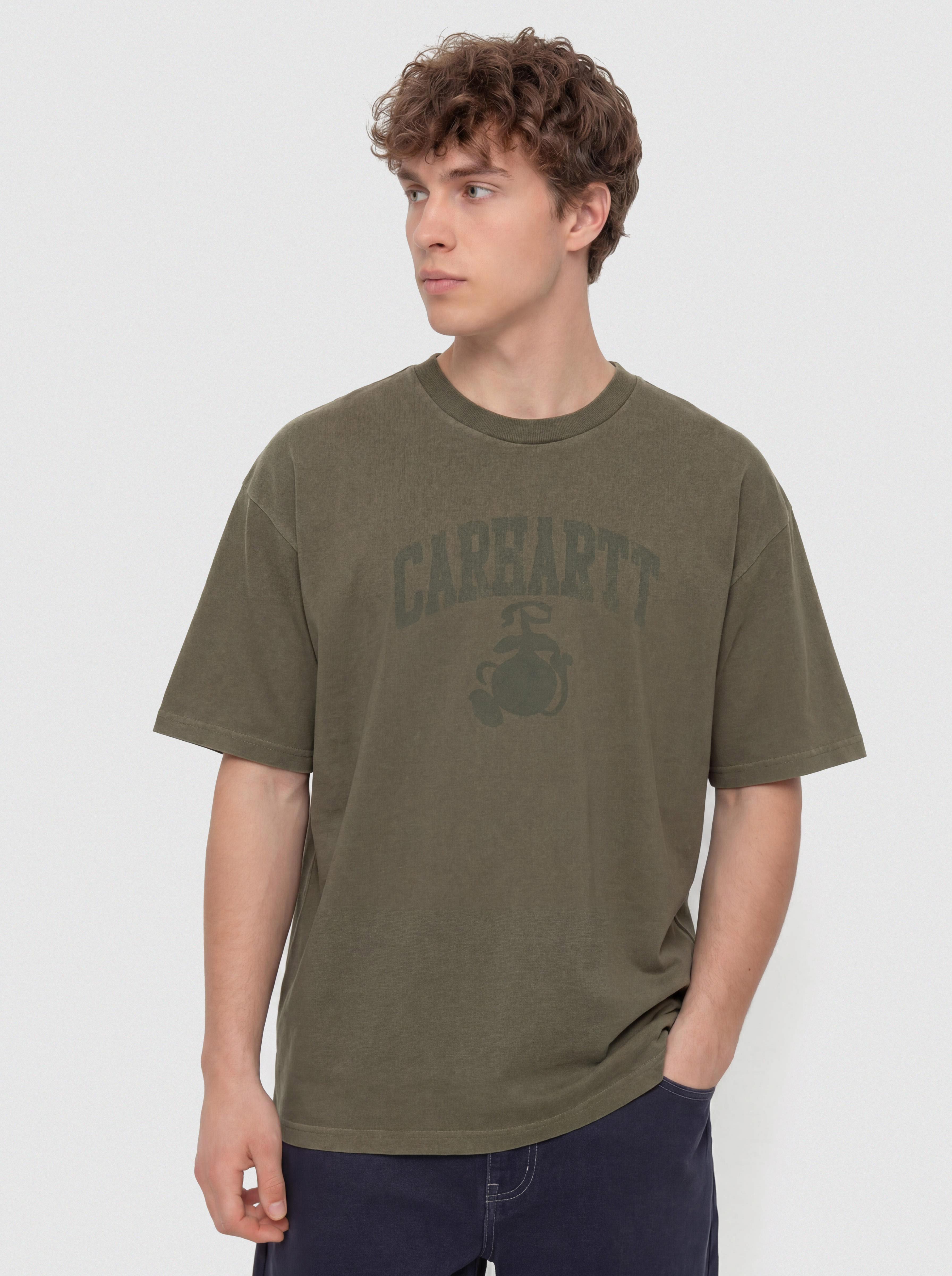 T-shirt Carhartt WIP Faded Pond Corps (cypress)