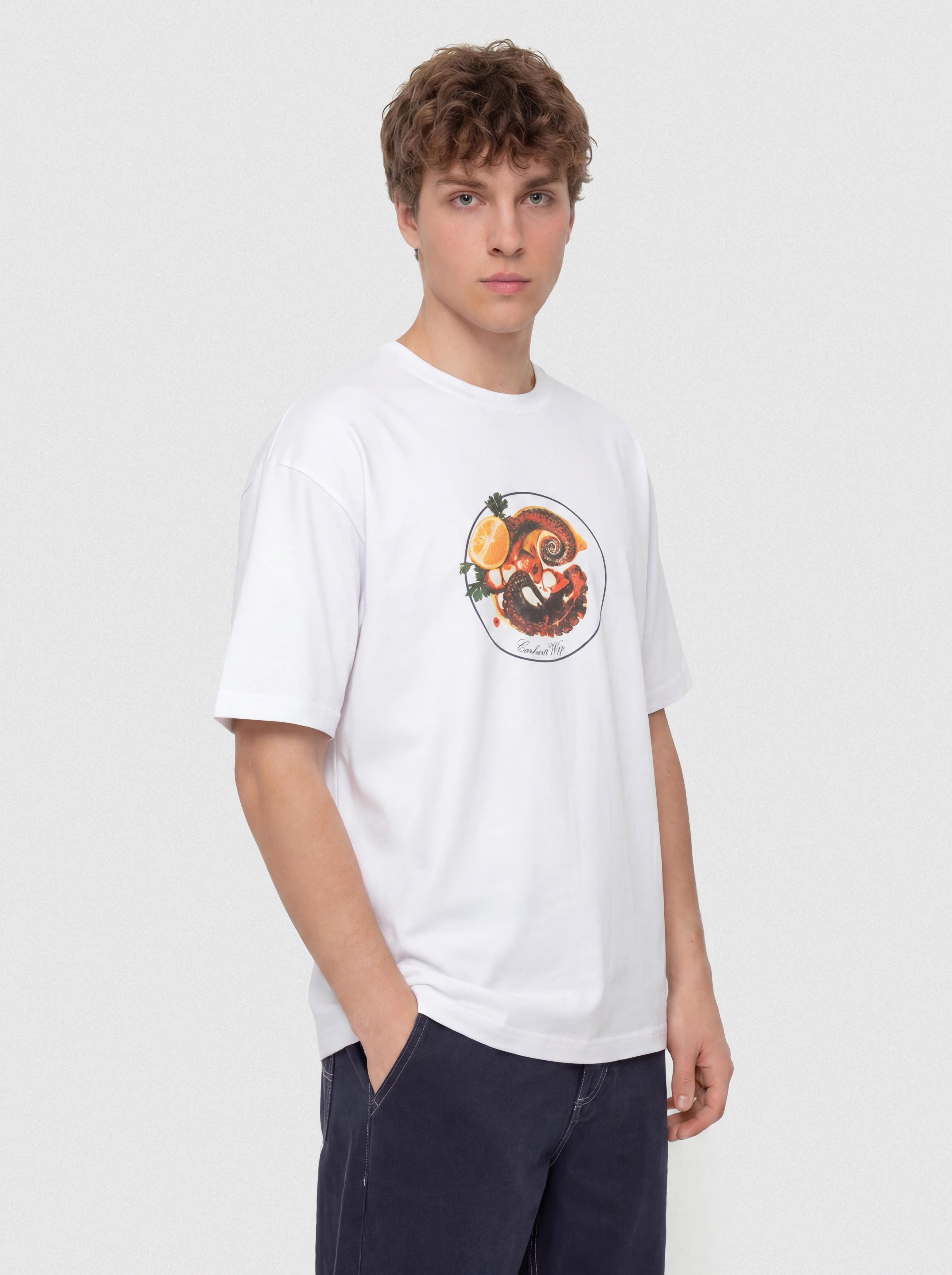 T-shirt Carhartt WIP Octopus (white)