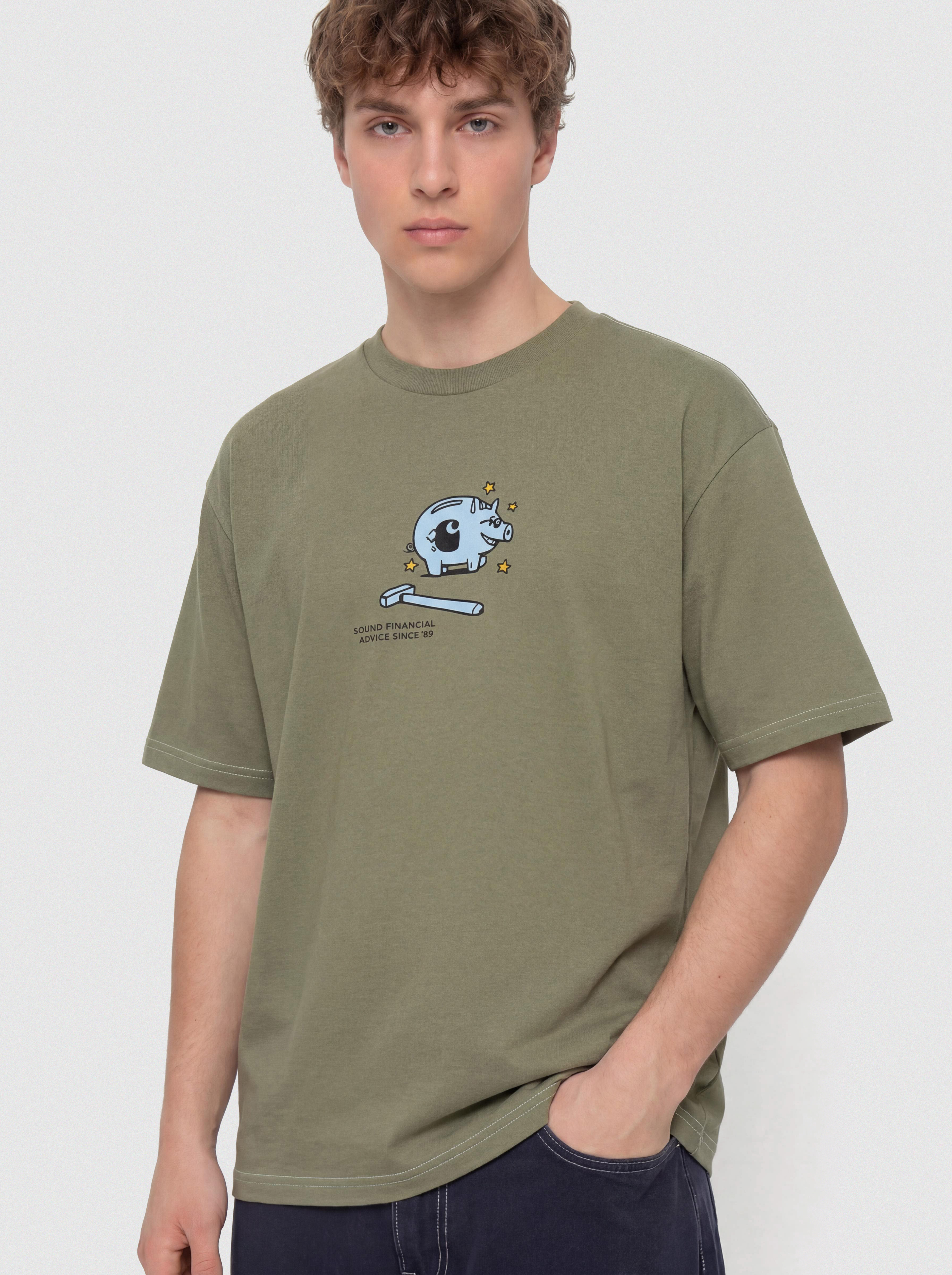 T-shirt Carhartt WIP Piggybank (dollar green)