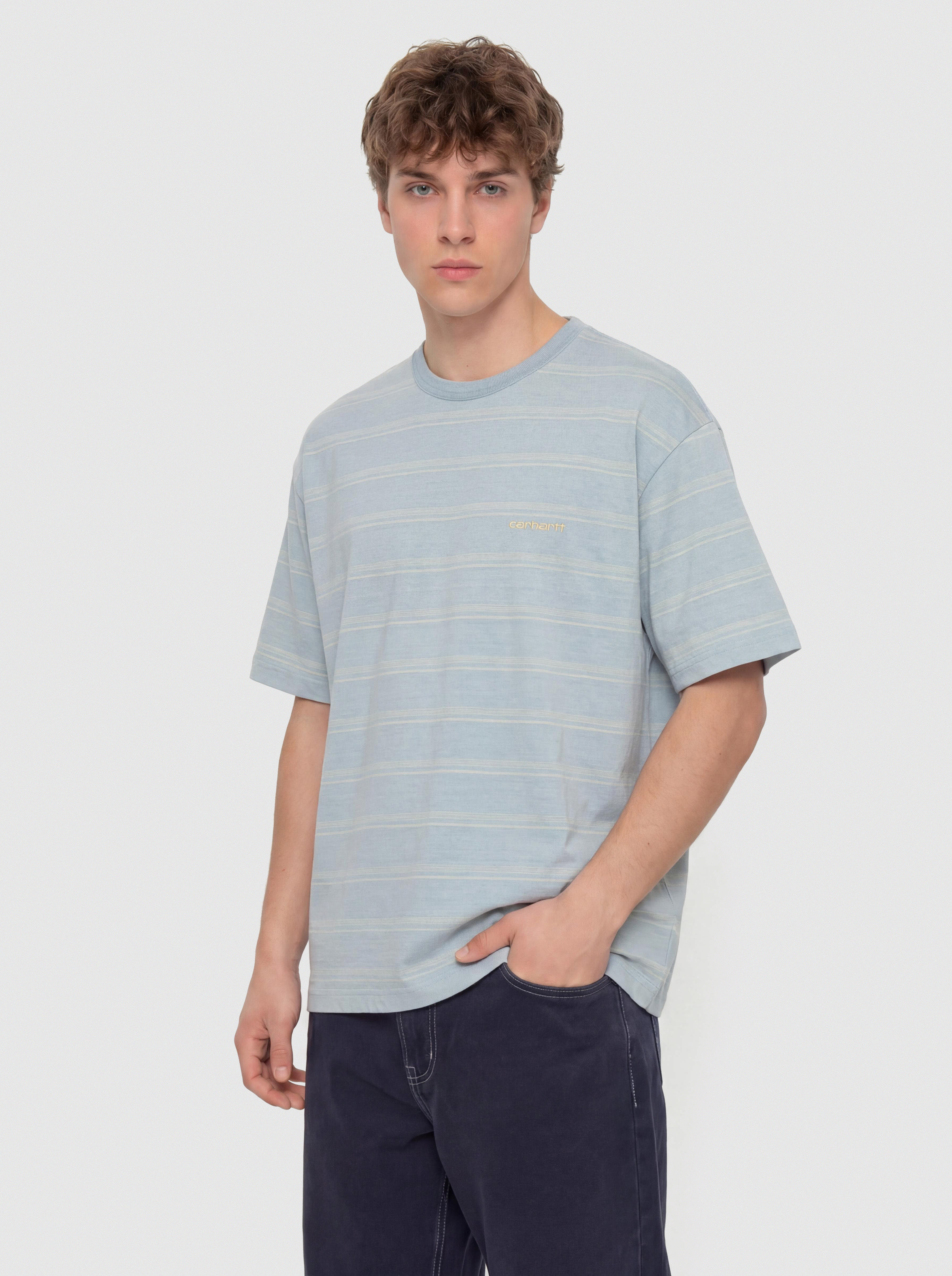 T-shirt Carhartt WIP Matti (matti stripe/icaria/sphene)