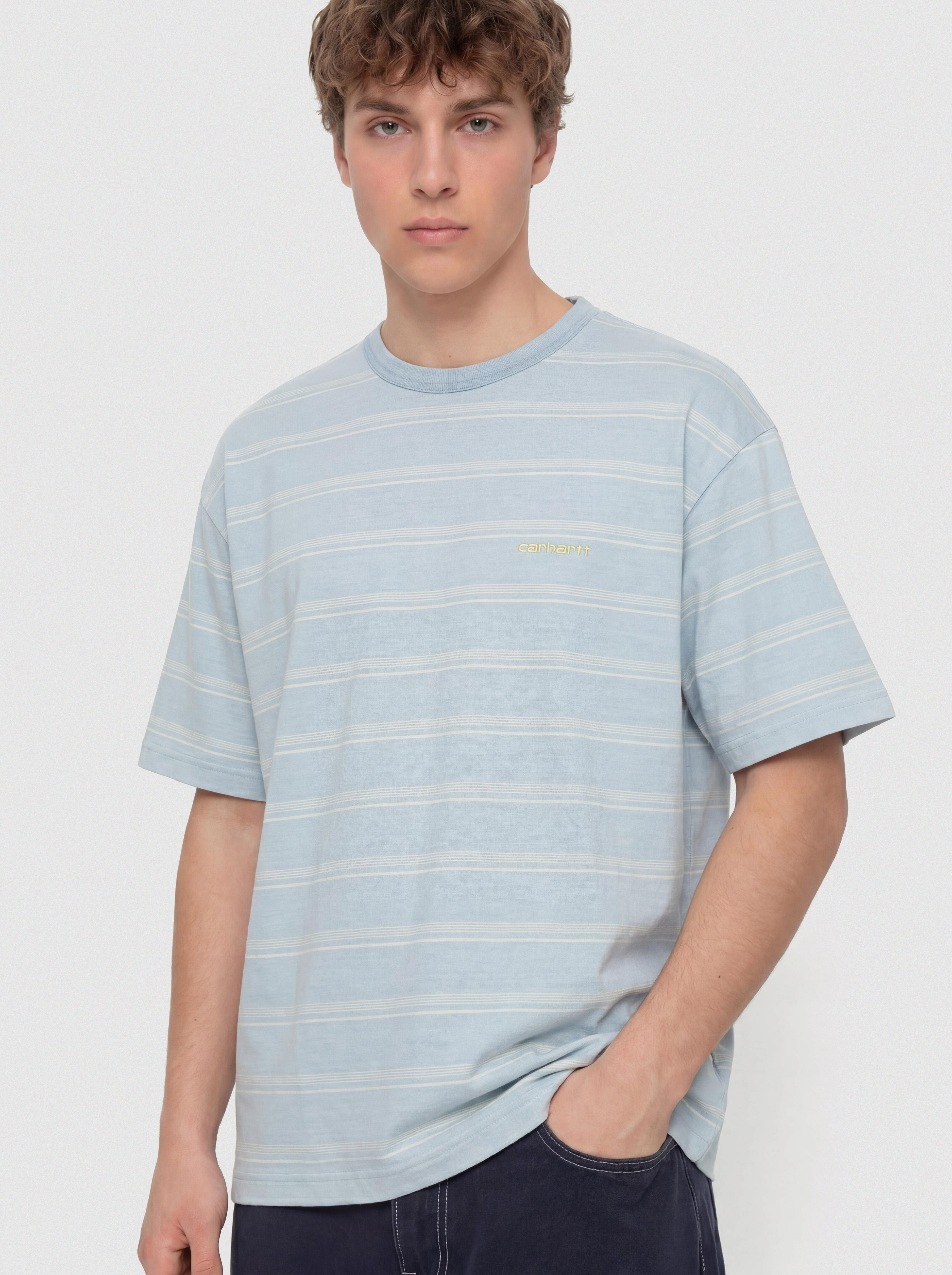 T-shirt Carhartt WIP Matti (matti stripe/icaria/sphene)