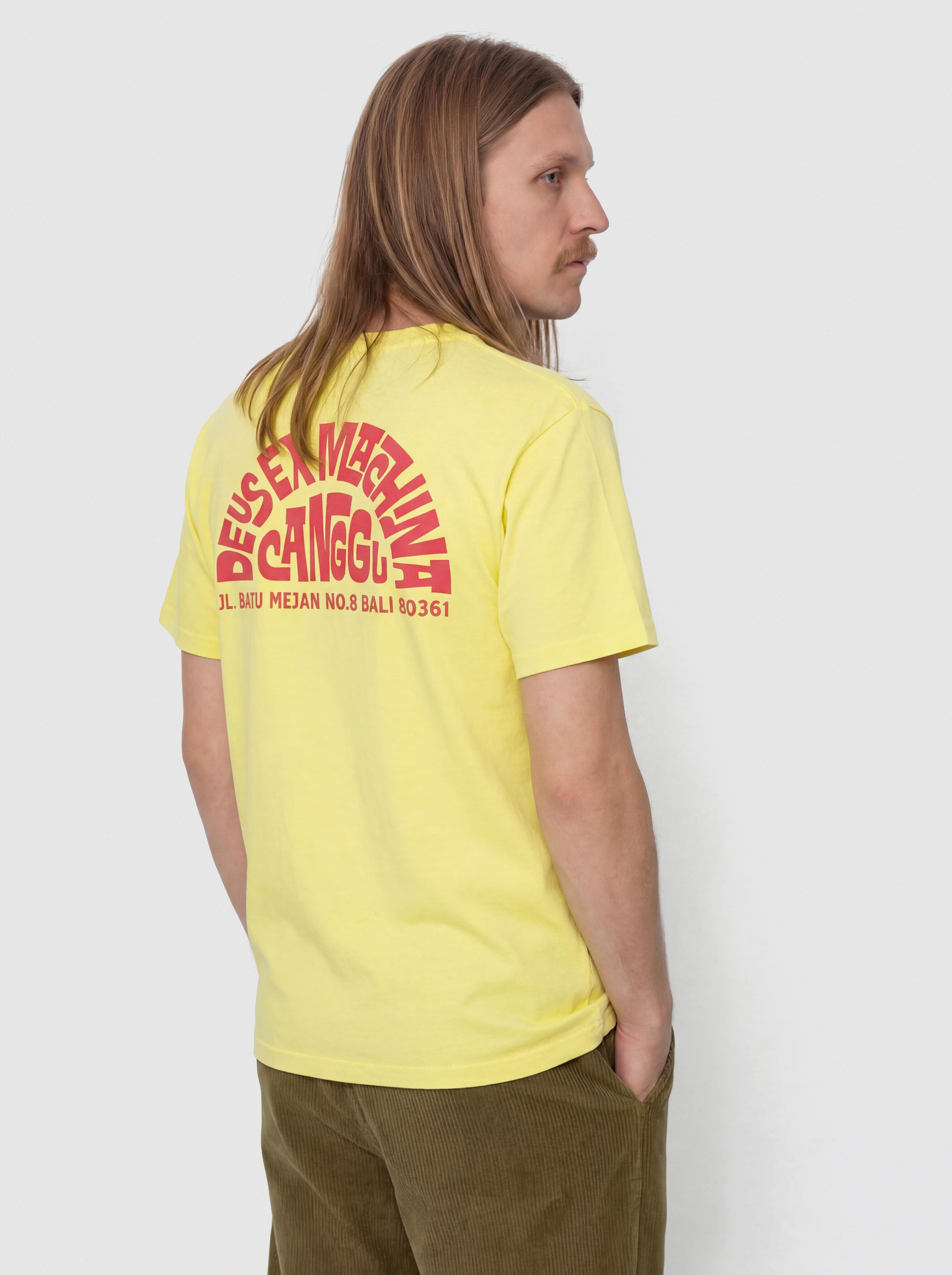 T-shirt Deus Ex Machina Canggu Address (canary yellow)