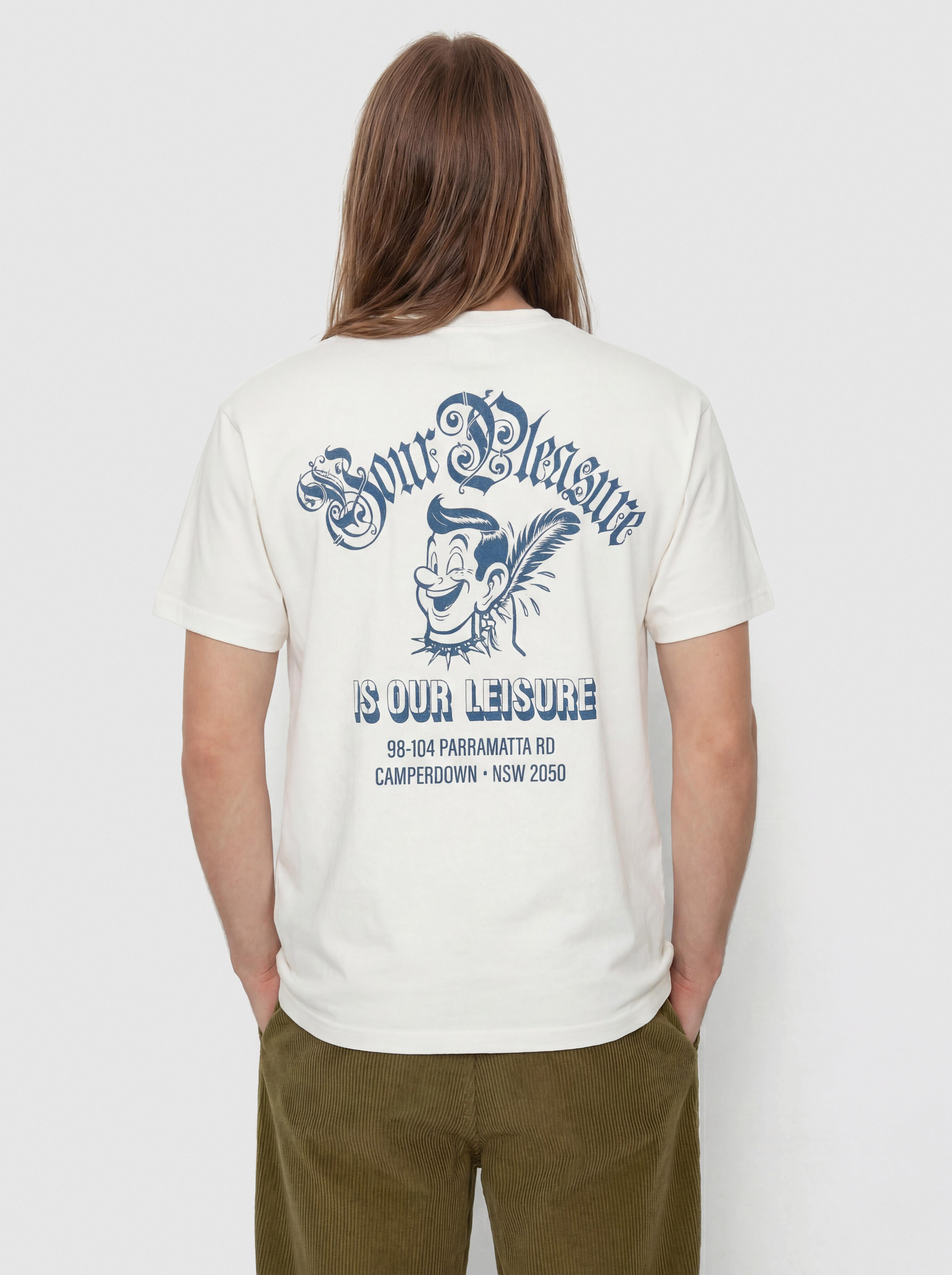 T-shirt Deus Ex Machina Ruff And Smooth (vintage white)