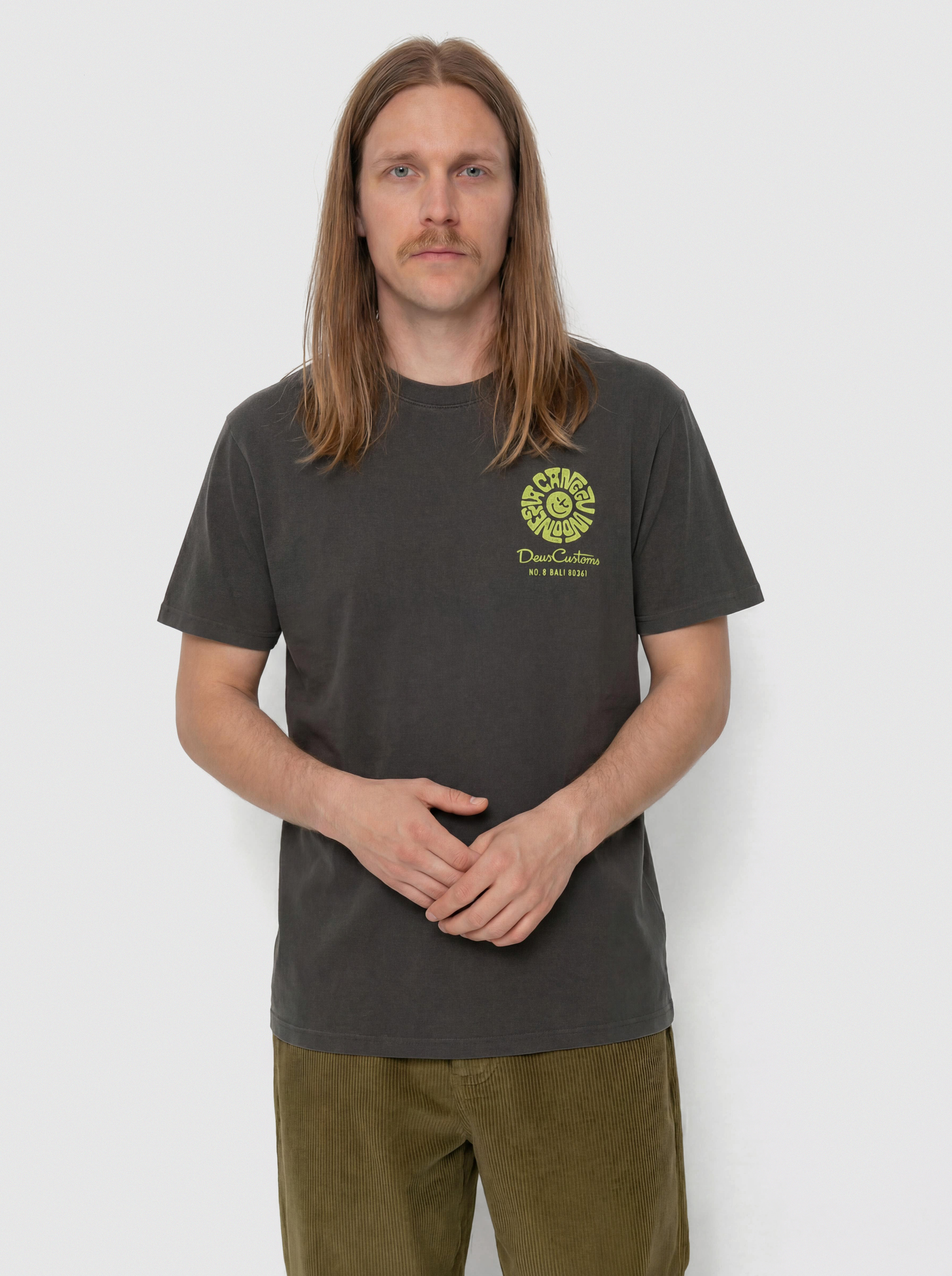 T-shirt Deus Ex Machina Canggu Address (anthracite)