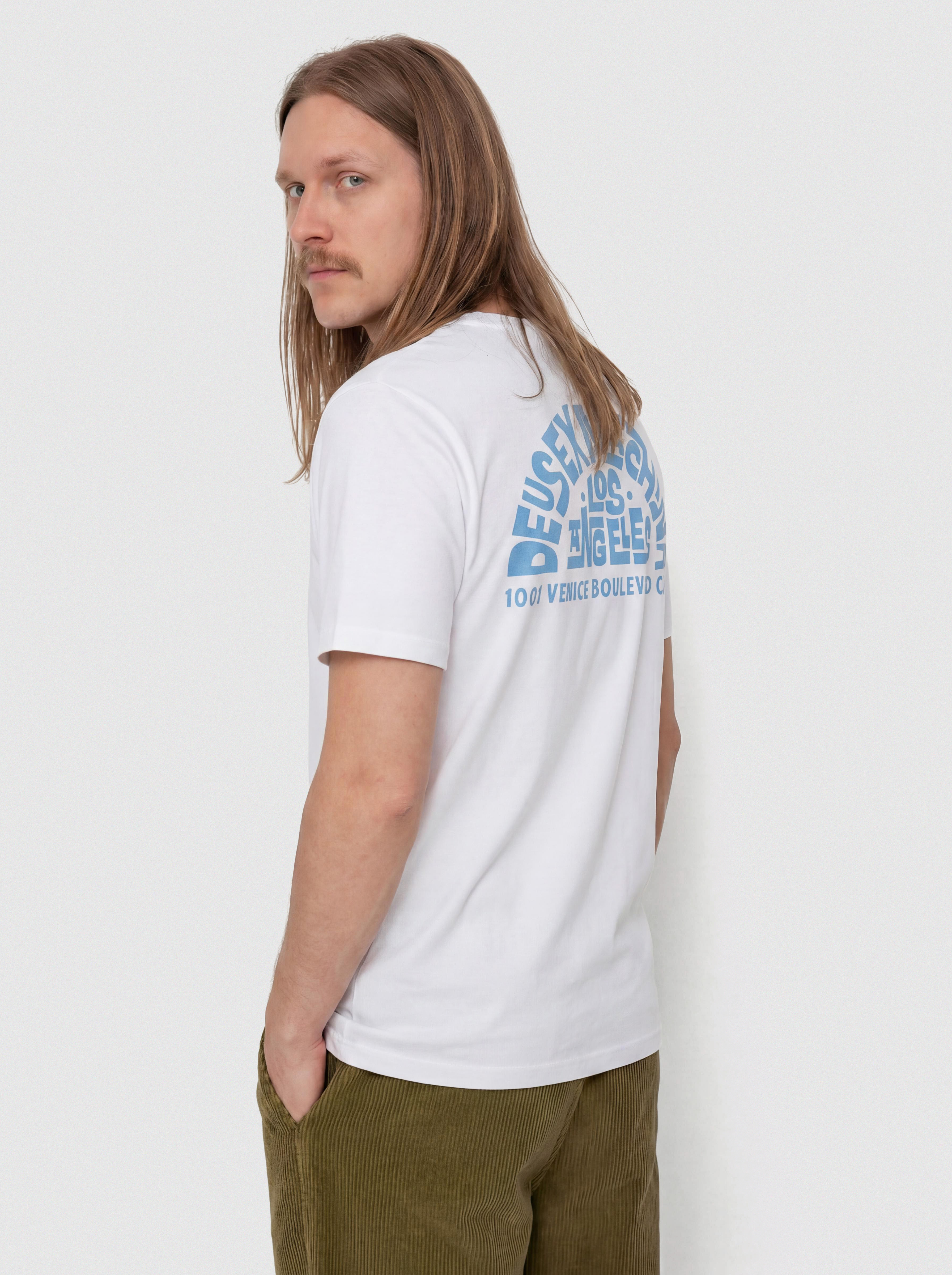 T-shirt Deus Ex Machina Los Angeles Address (vintage white)