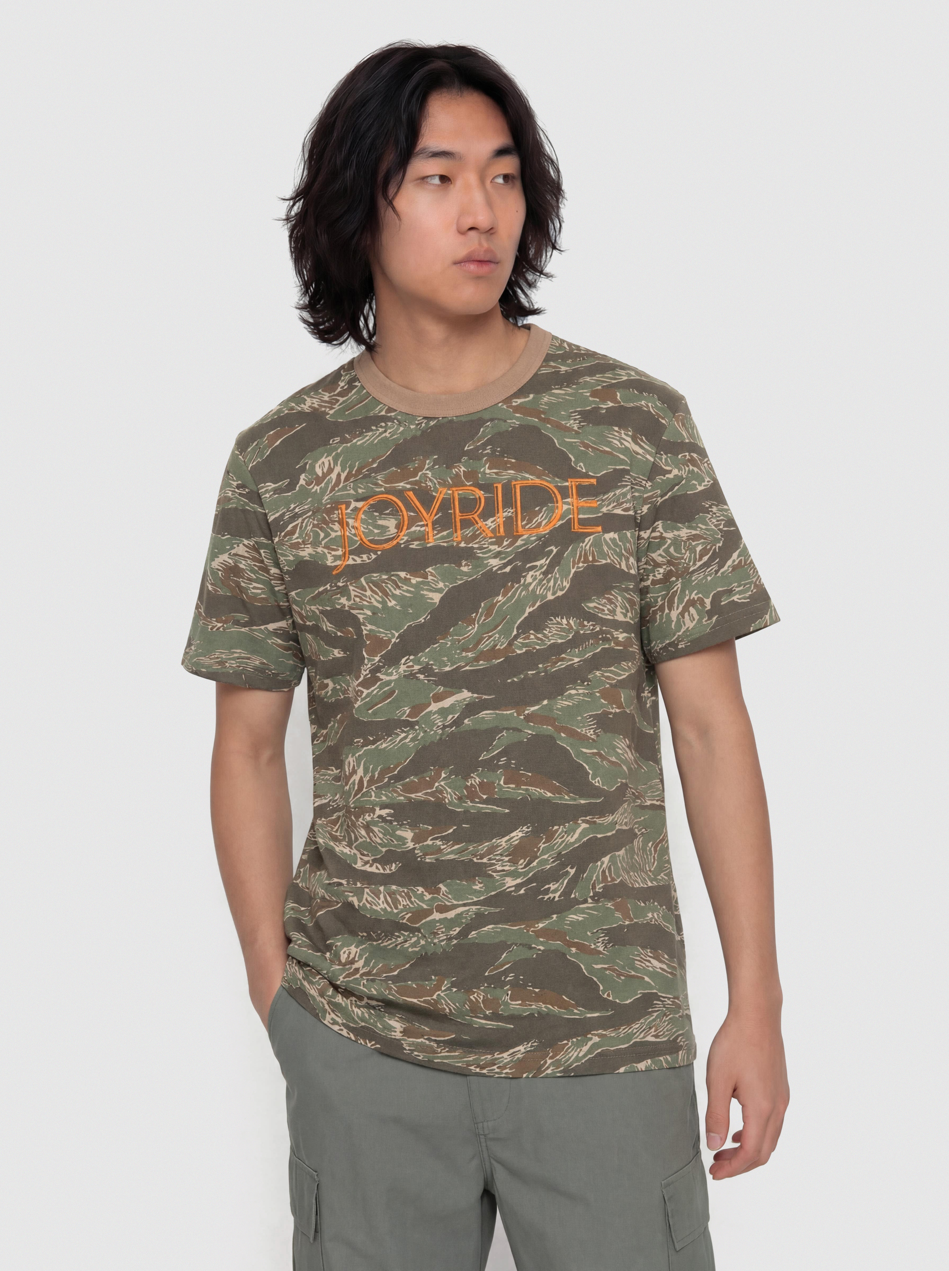 T-shirt Deus Ex Machina Joyride Ringer (ground cover green)