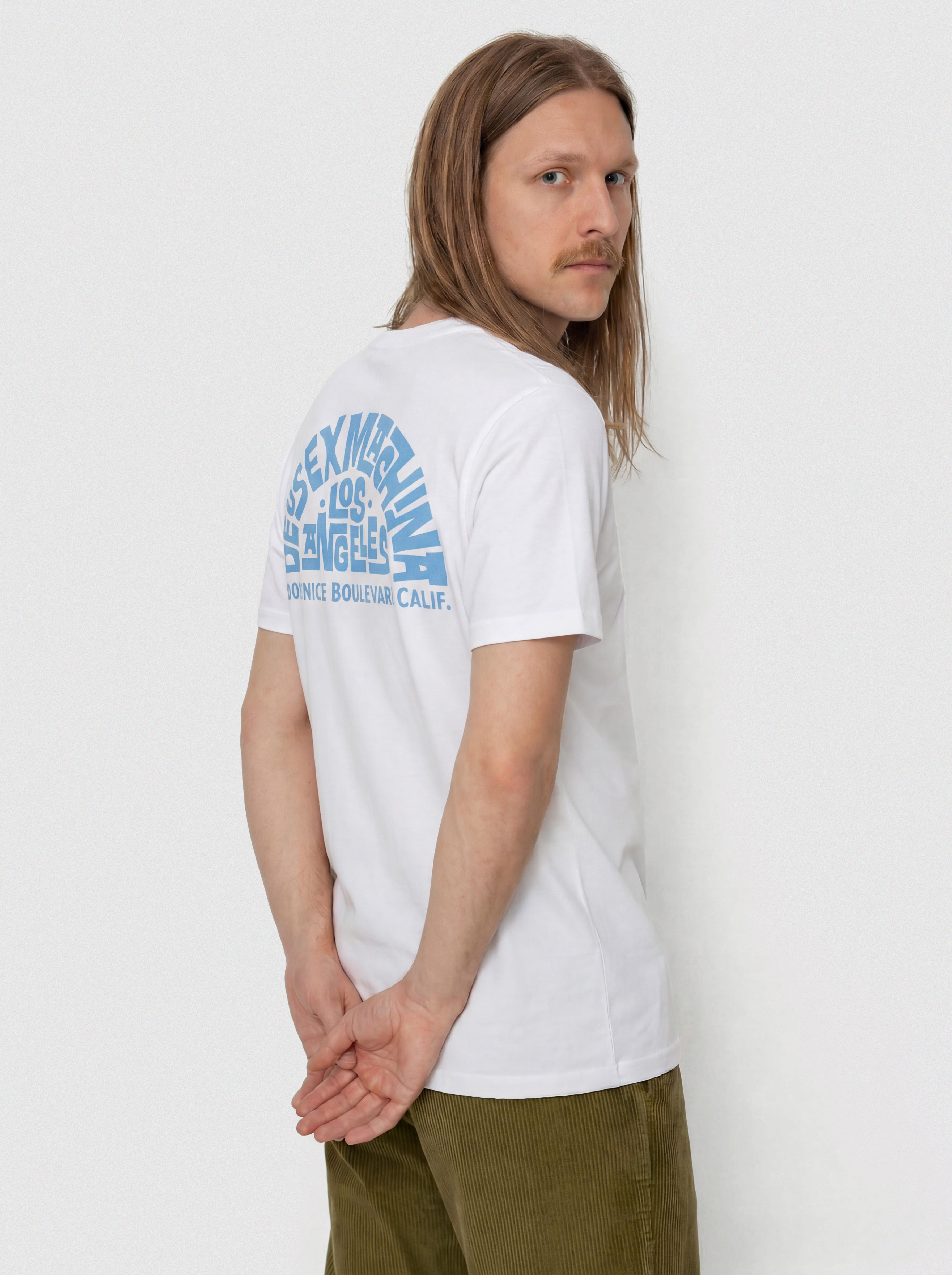 T-shirt Deus Ex Machina Los Angeles Address (vintage white)