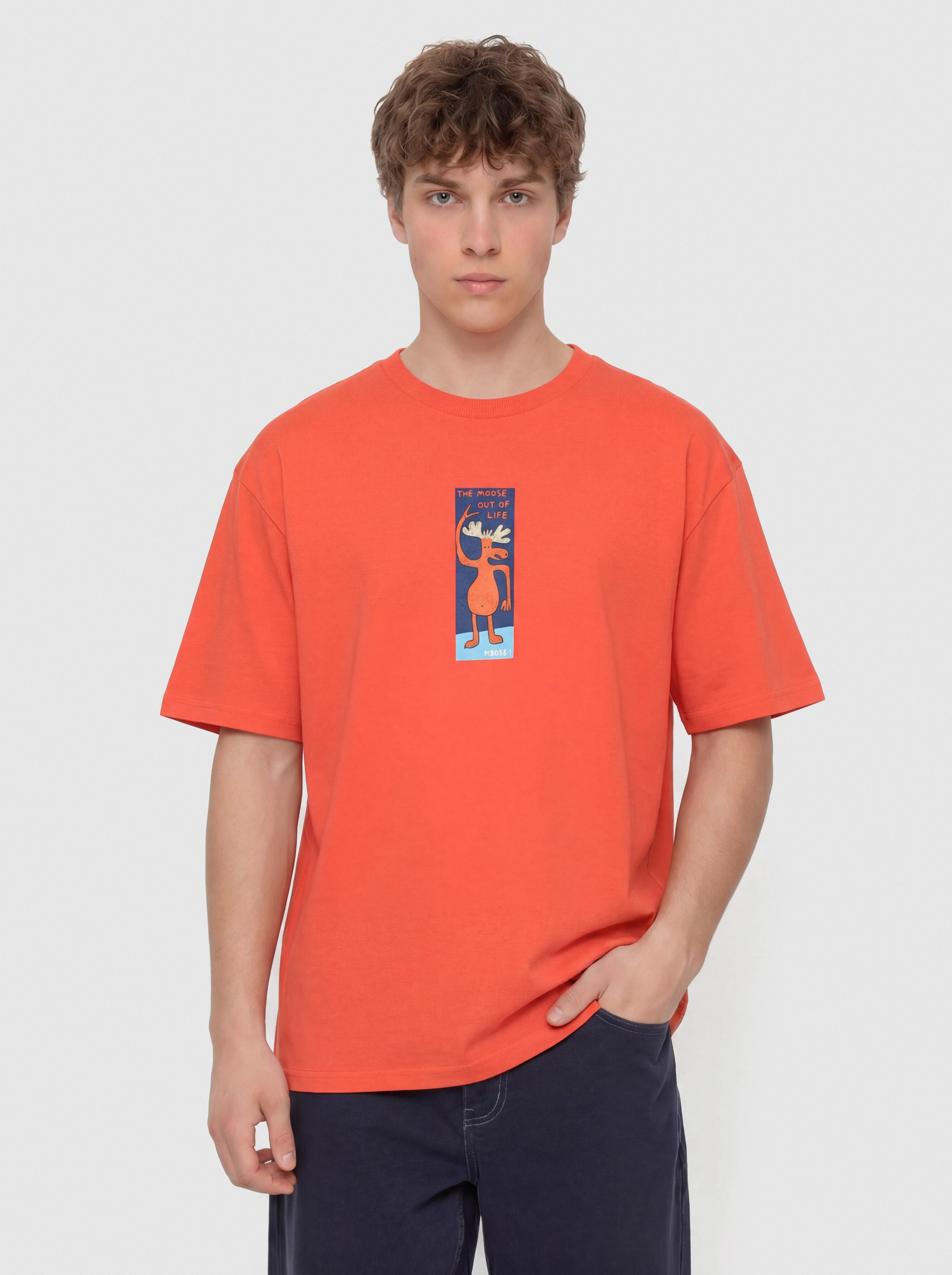 T-shirt Volcom Olivmoose (bright red)