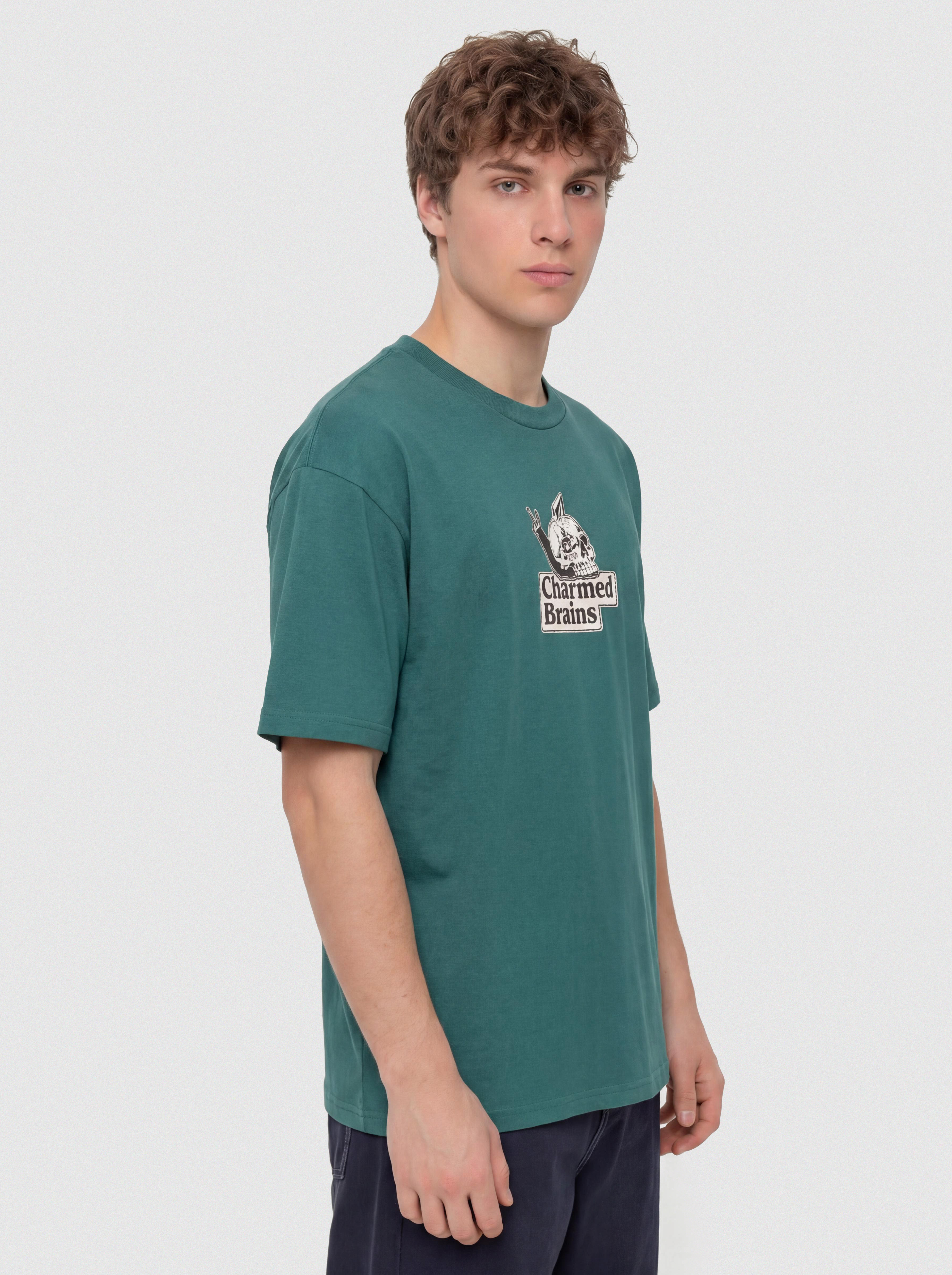 T-shirt Volcom Charmed Brains (rifle green)