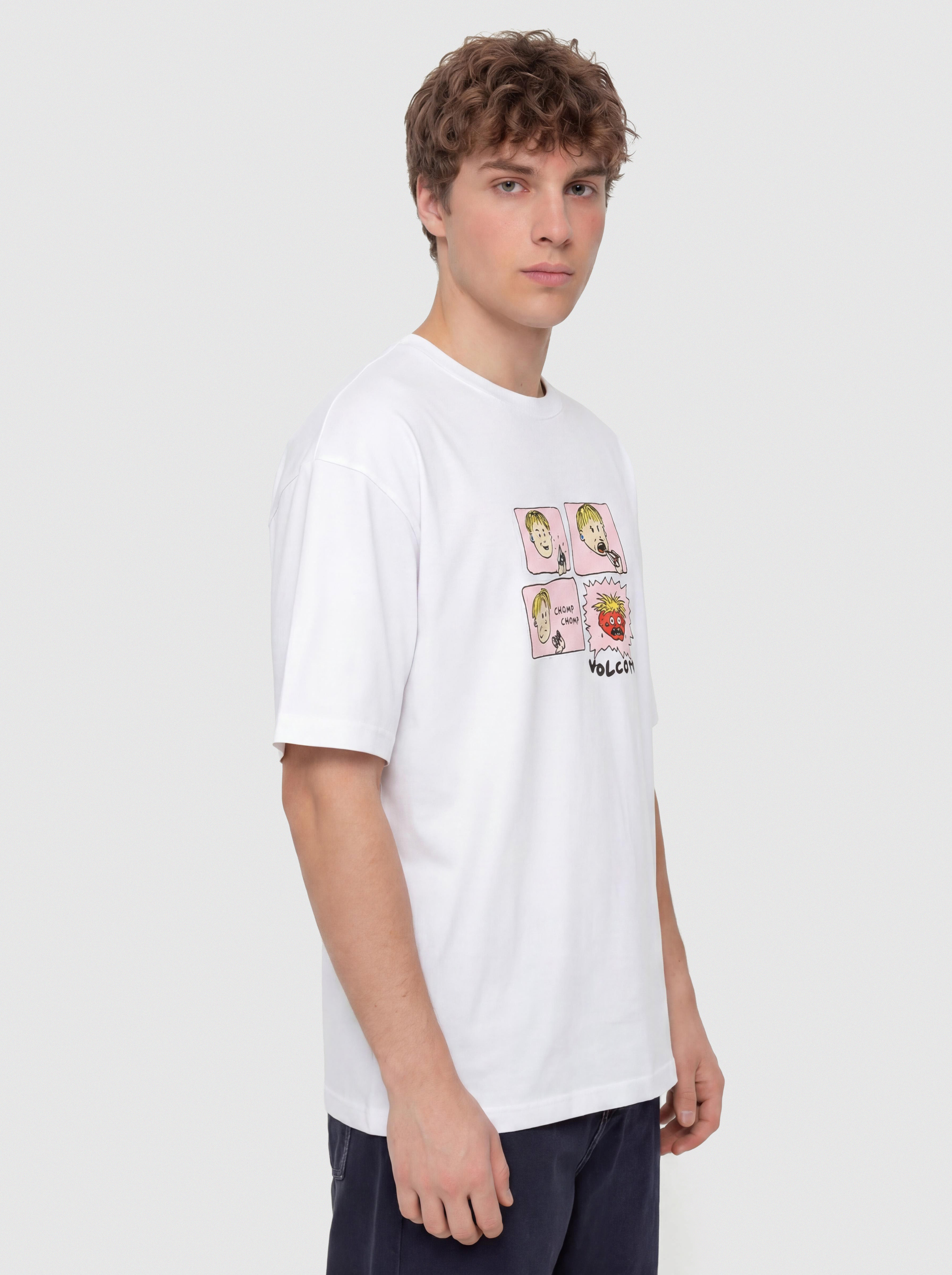 T-shirt Volcom Chomp Chomp (white)