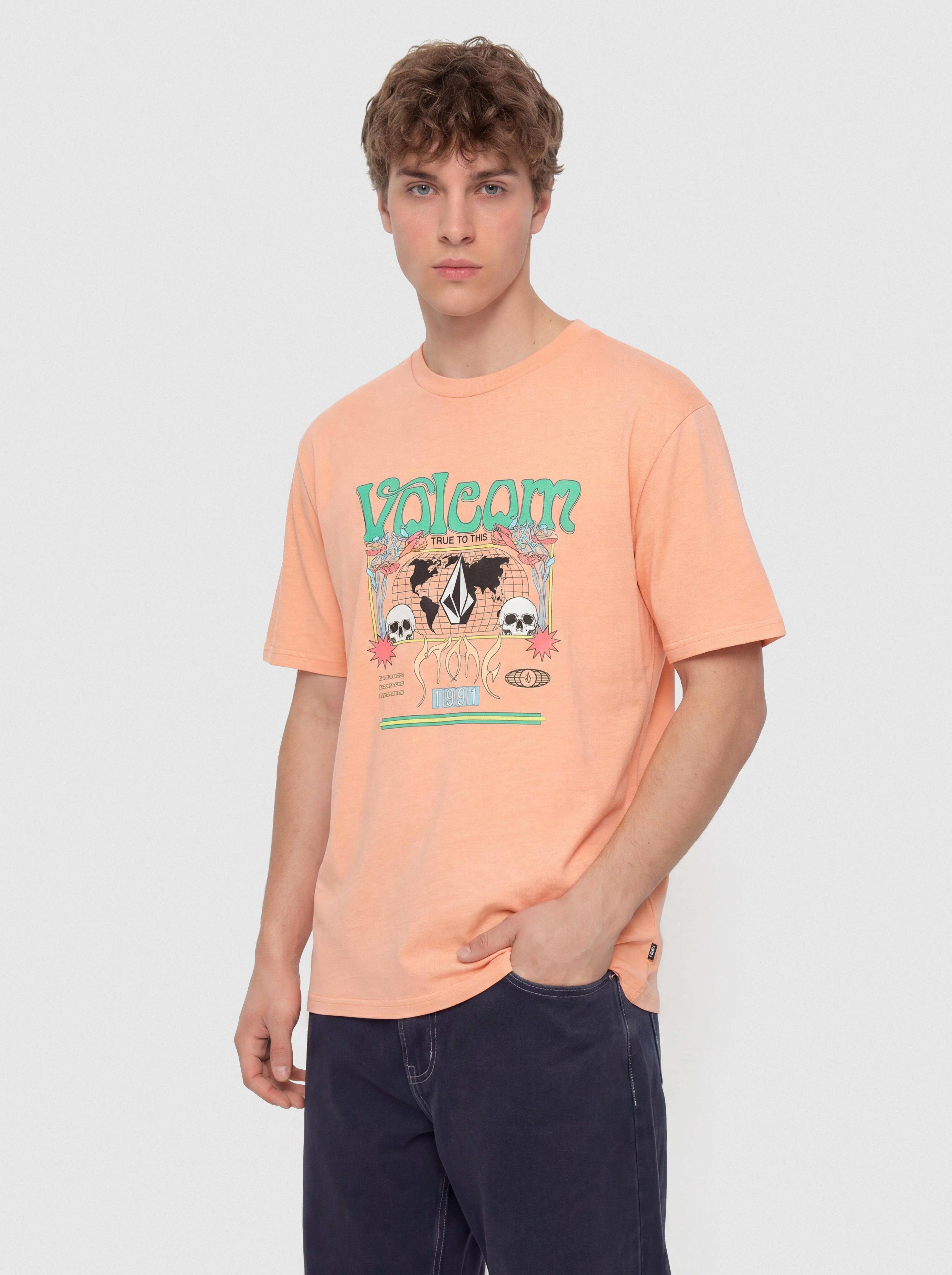 T-shirt Volcom Worldly Pw (pale peach)