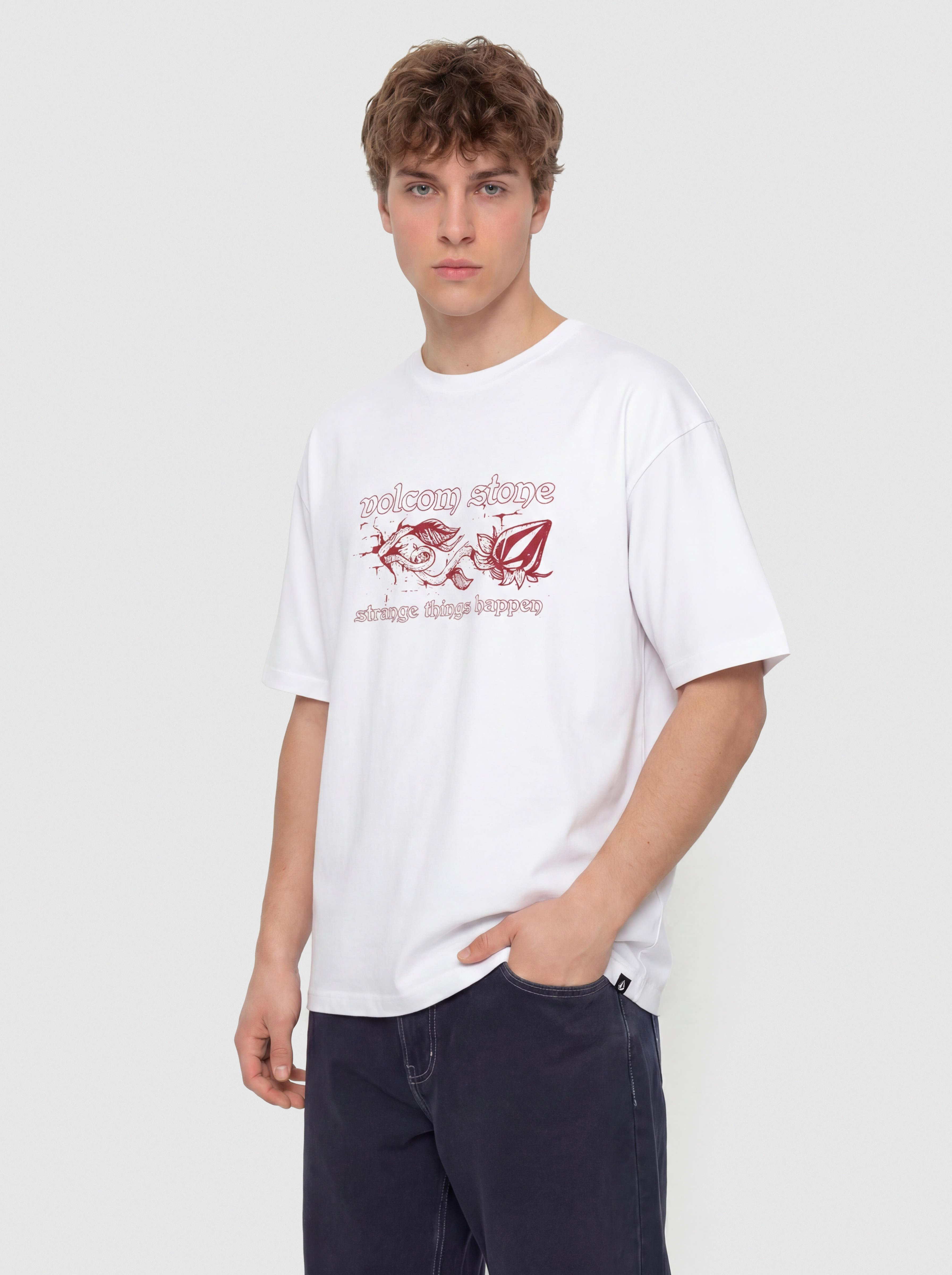 T-shirt Volcom Ingrow Lse (white)