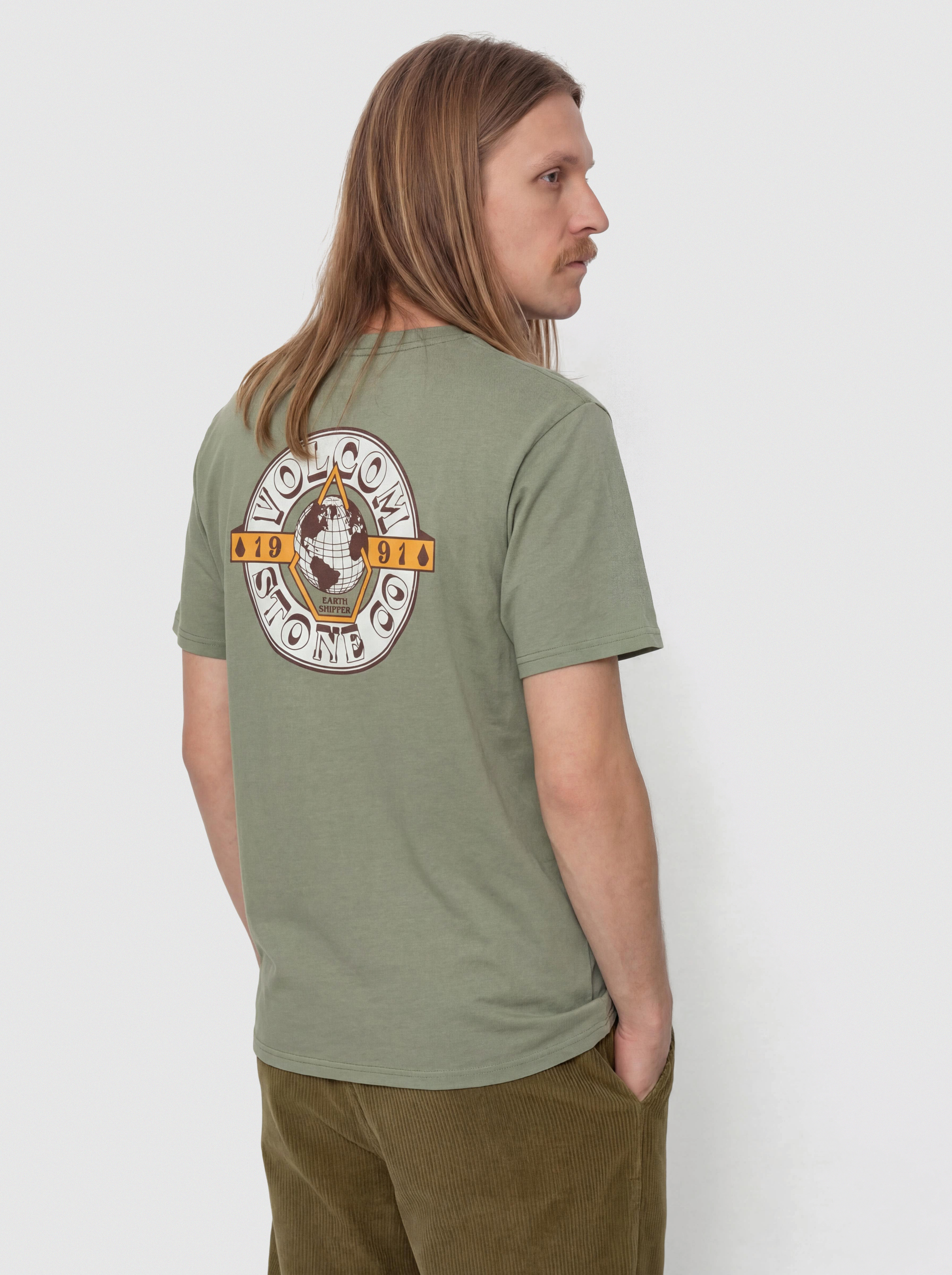 T-shirt Volcom Globular (brolive)