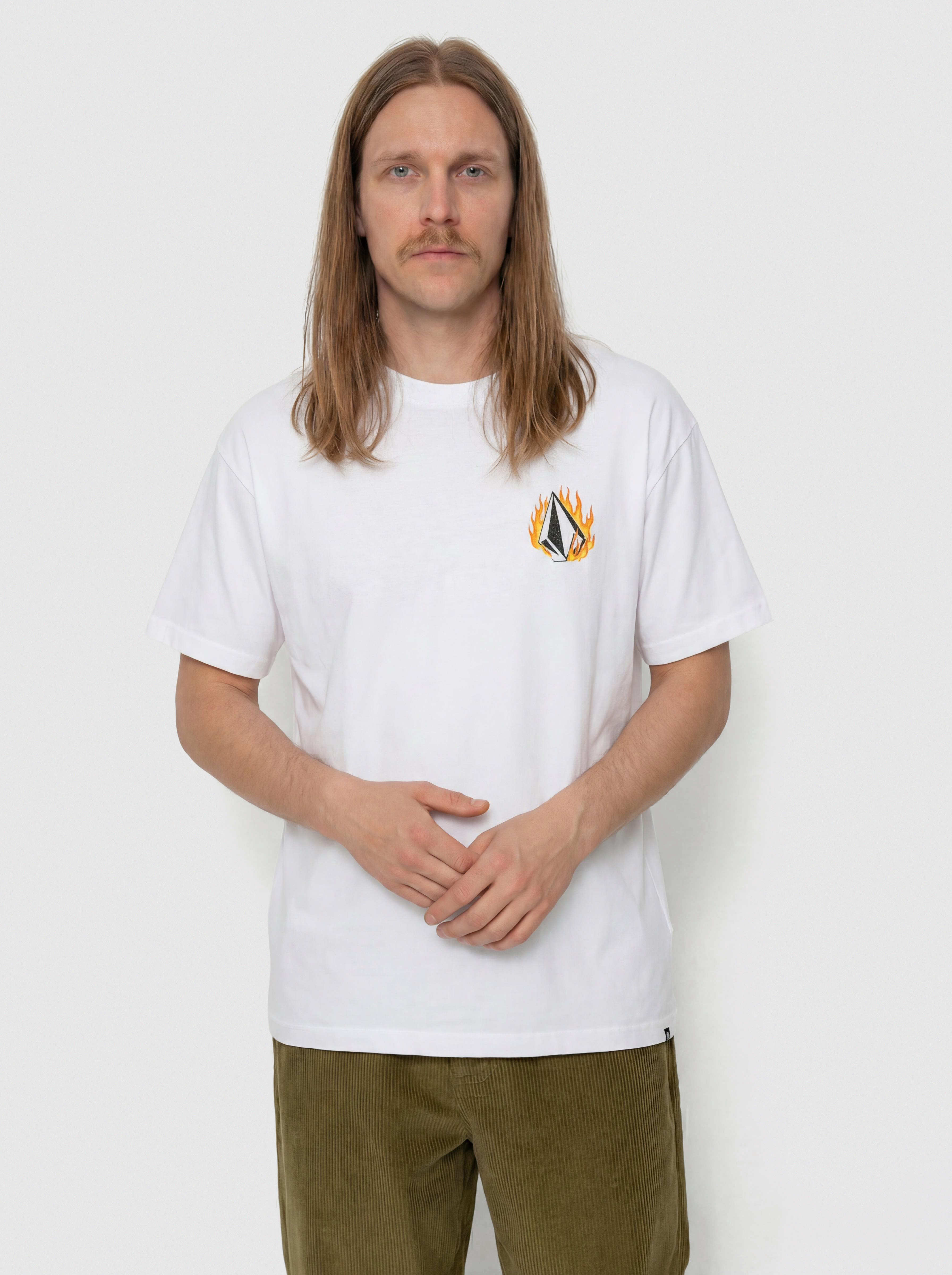 T-shirt Volcom Double Fantasy Lse (white)