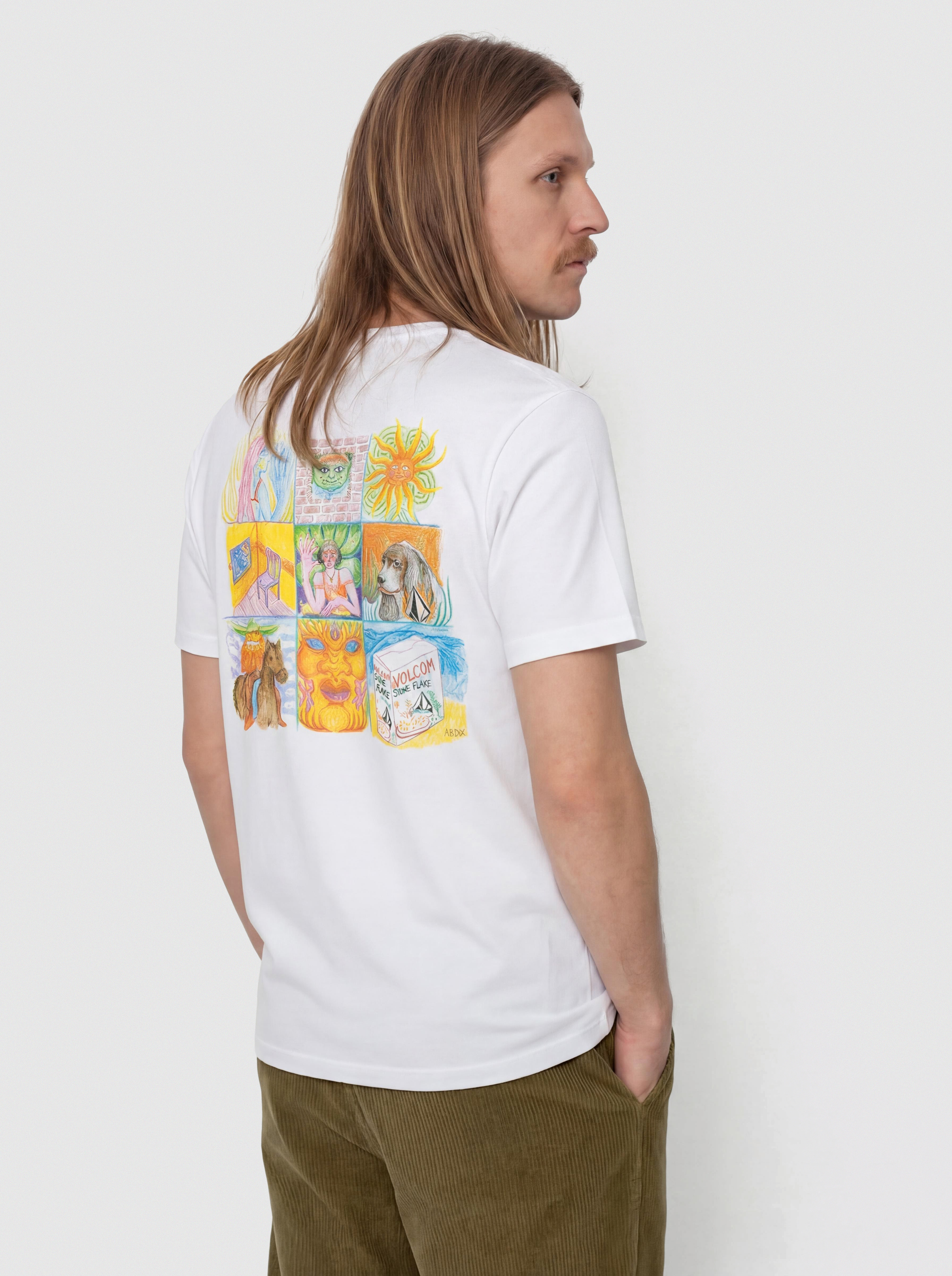 T-shirt Volcom Double Fantasy Lse (white)