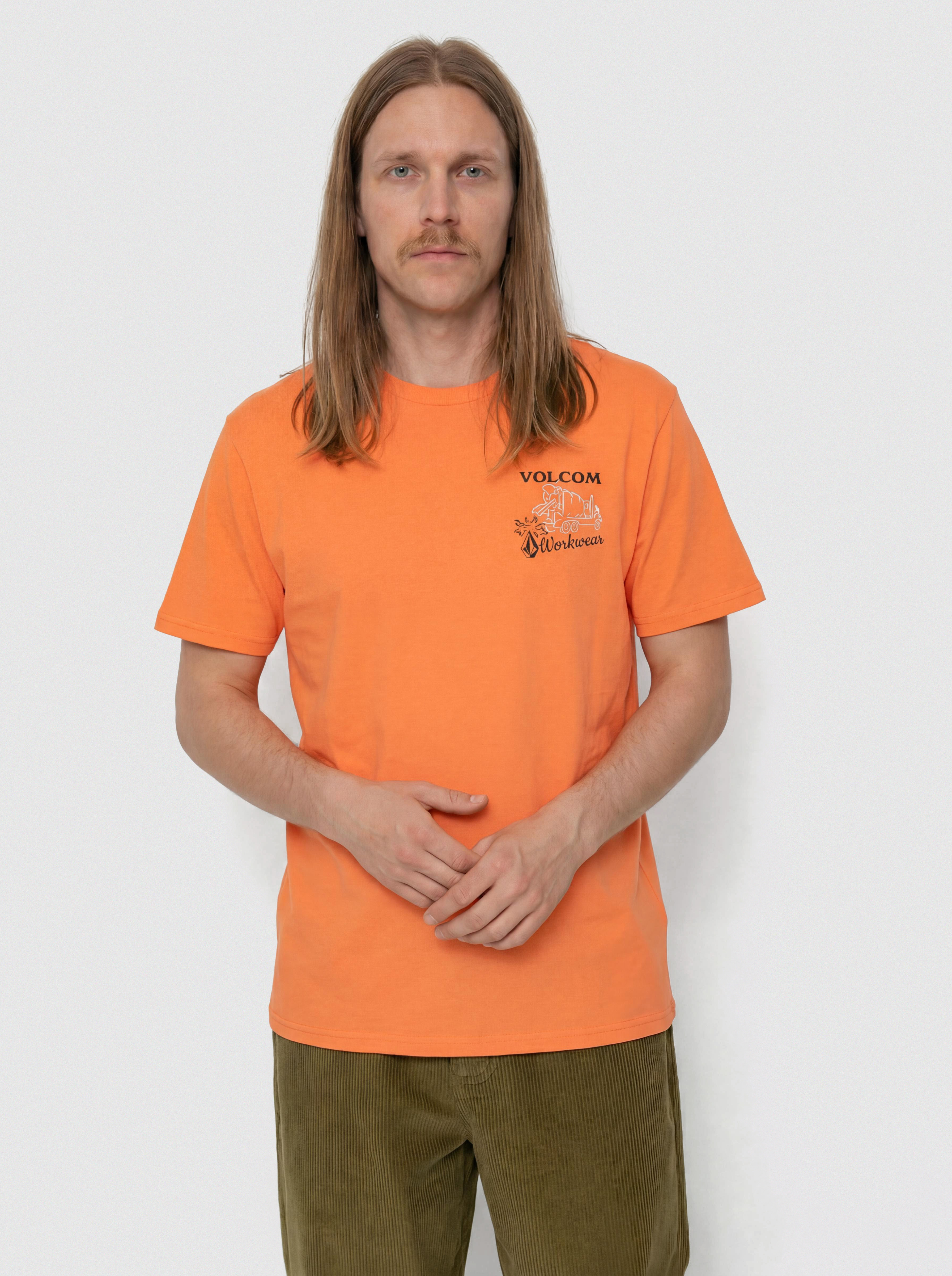 T-shirt Volcom Pour Choices Bsc (neon orange)