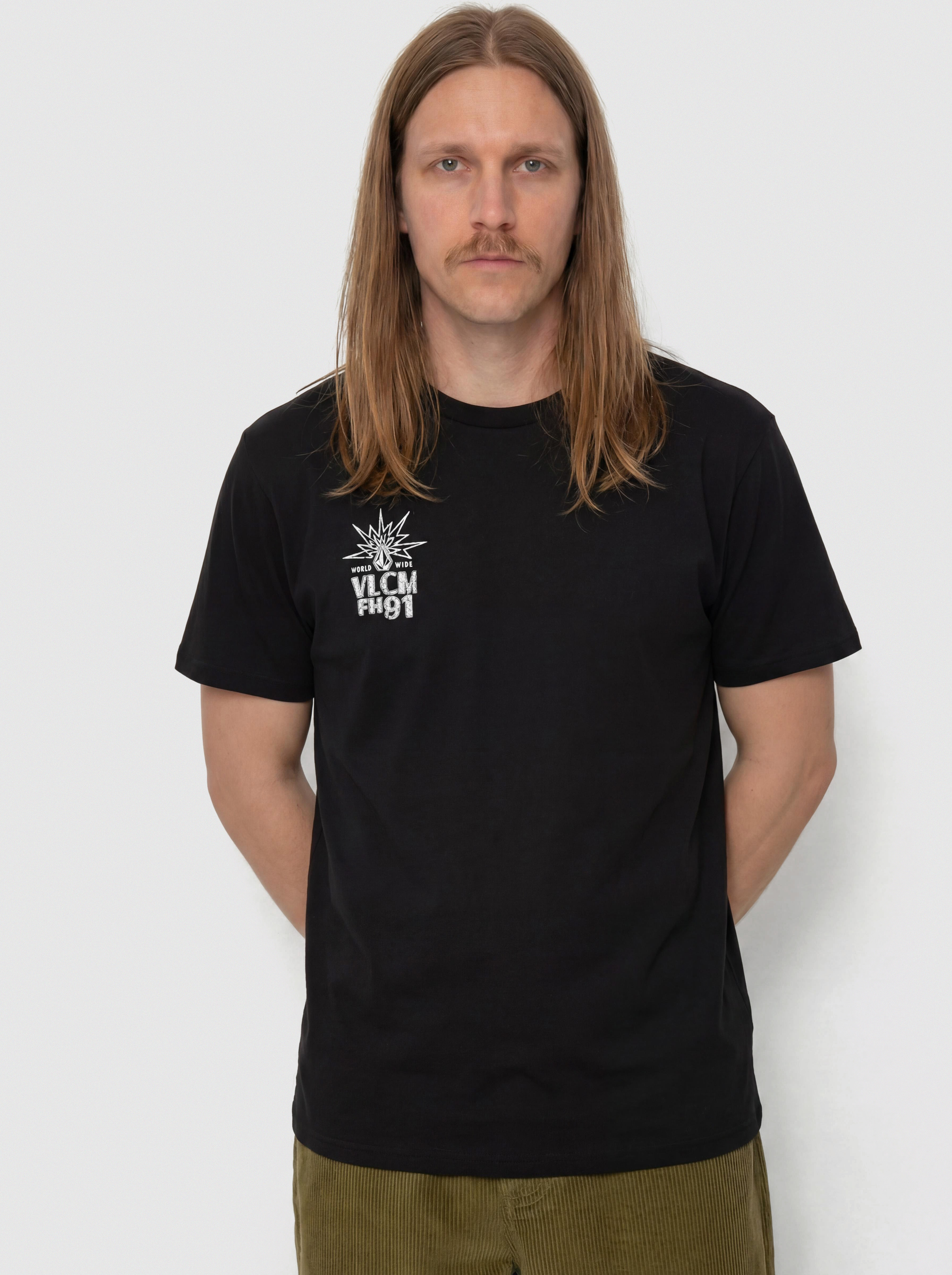 T-shirt Volcom Tune In (antique black)