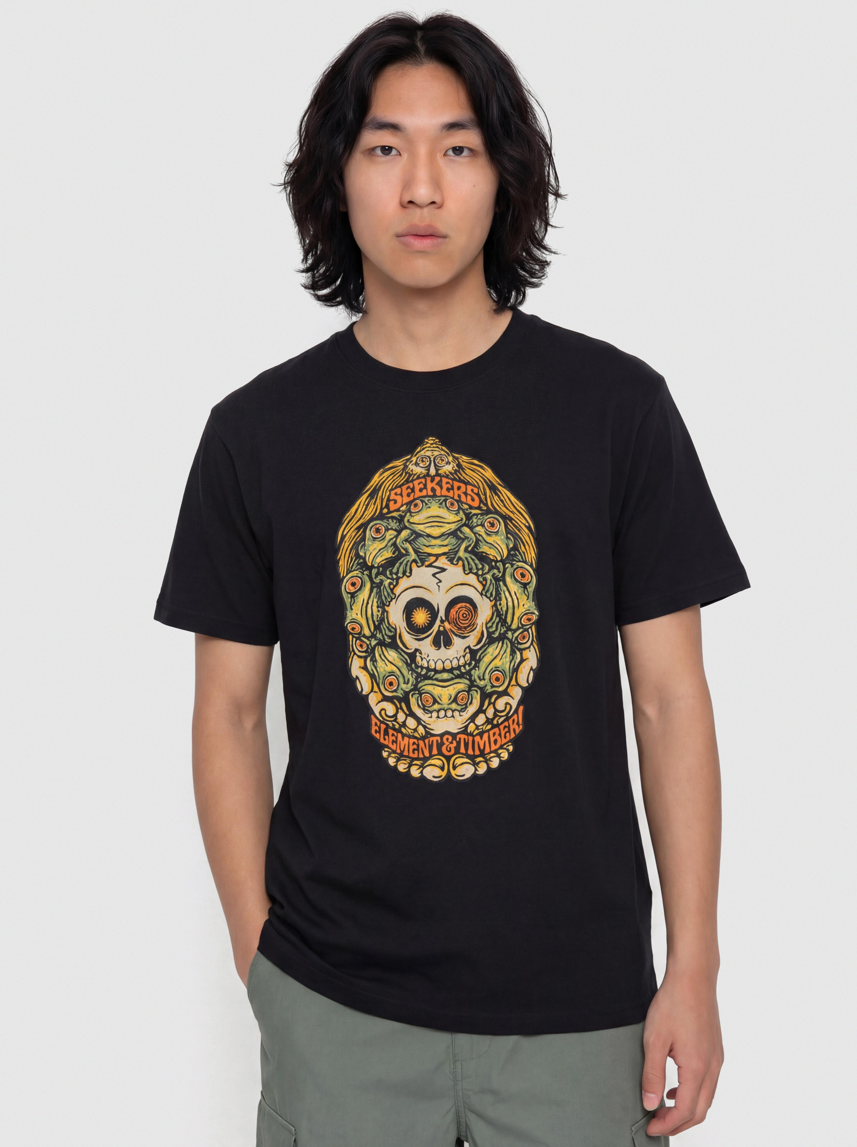 T-shirt Element Timber Orbit (off black)