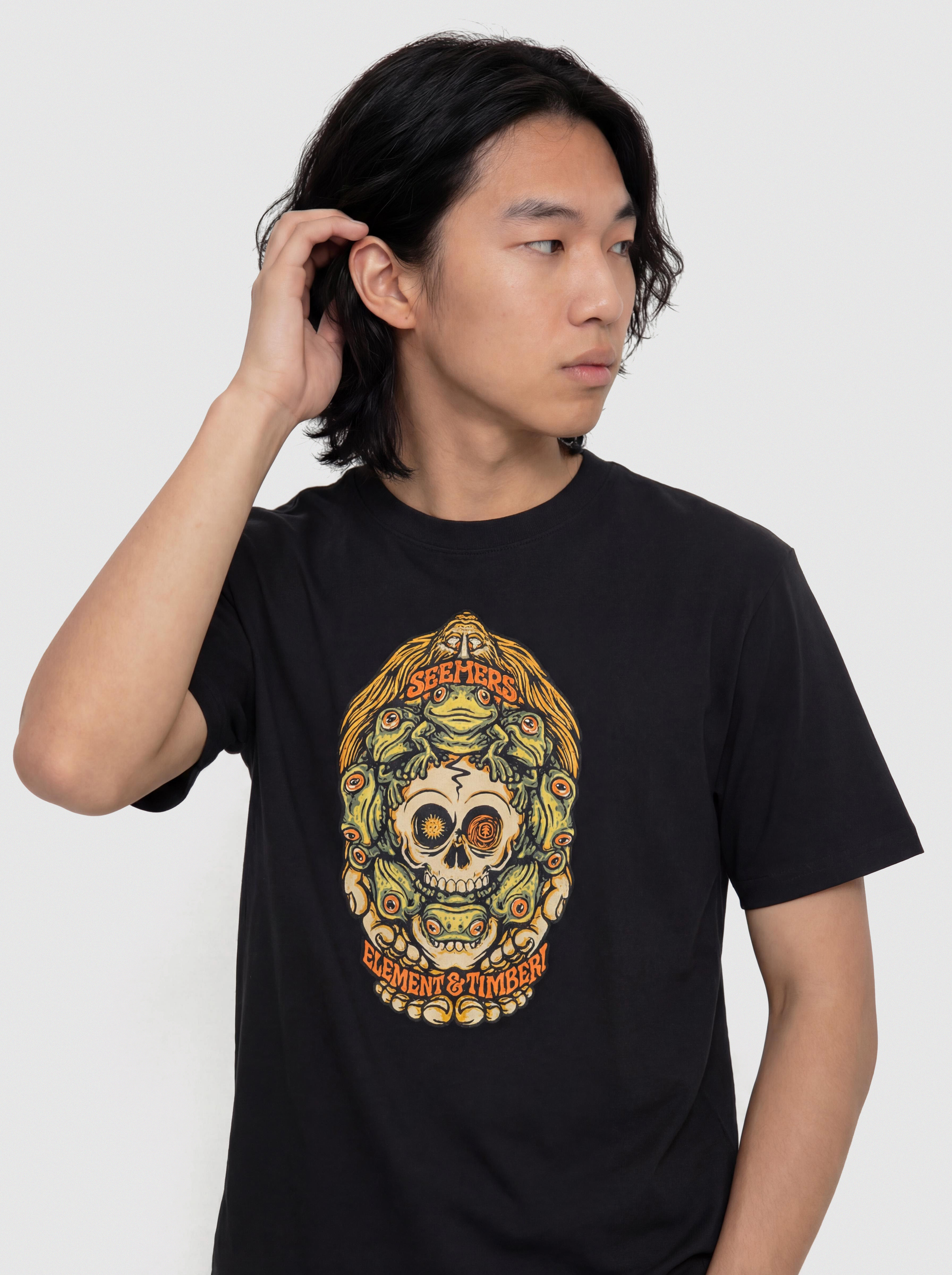 T-shirt Element Timber Orbit (off black)