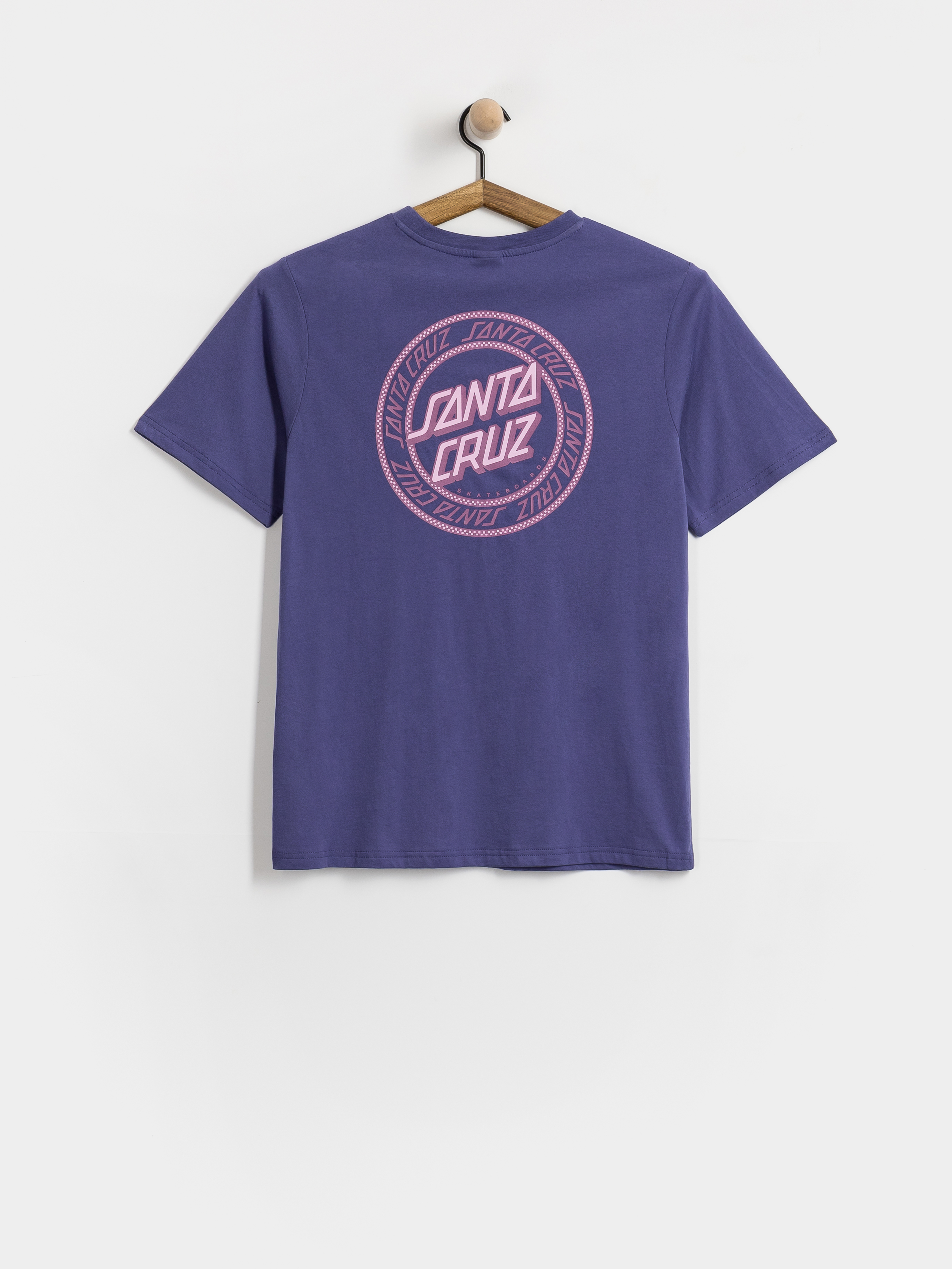 T-shirt Santa Cruz Check Outline Ringed Dot Wmn (future dusk)