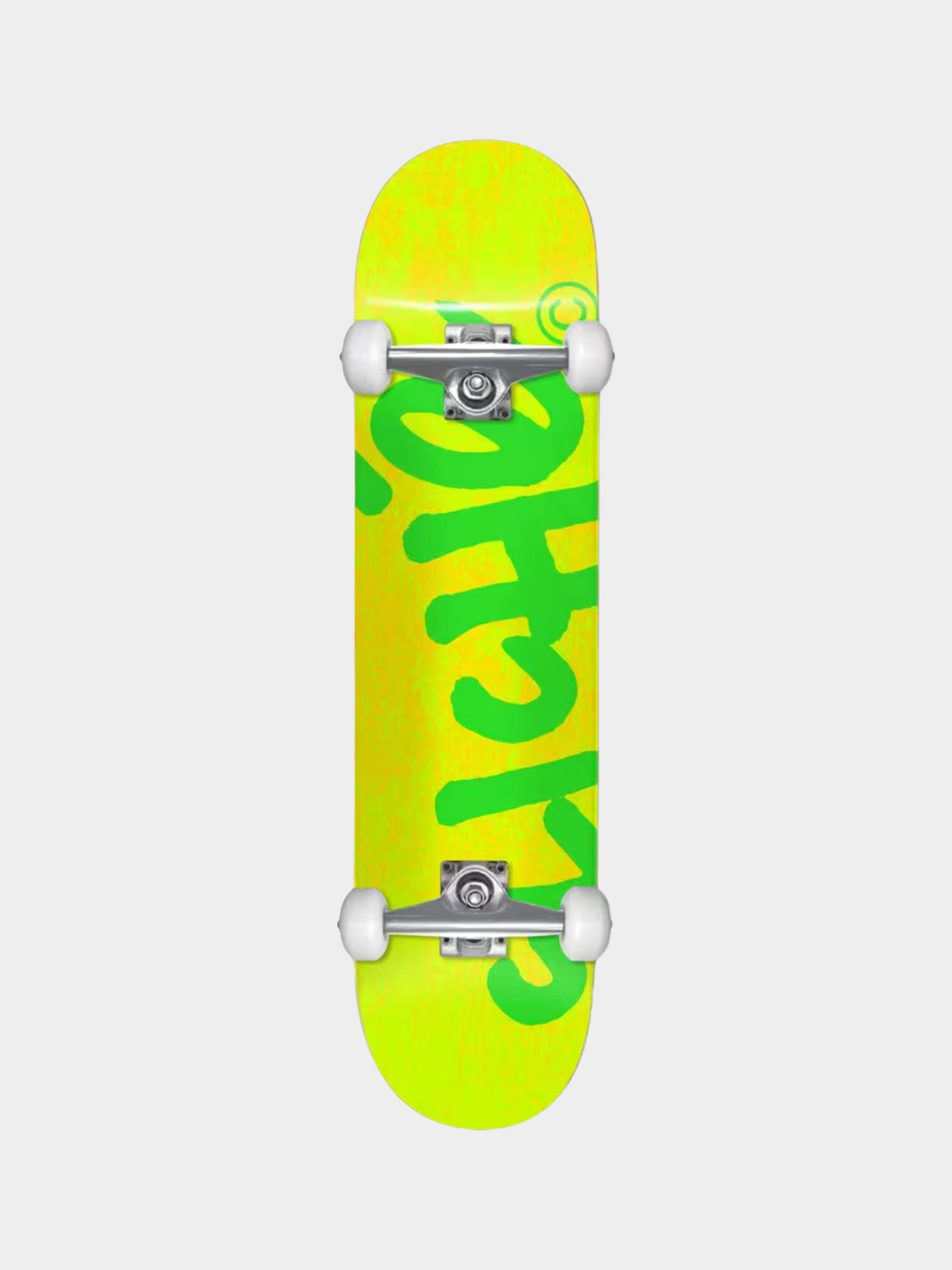 Deskorolka Cliche Handwritten (yellow/green)