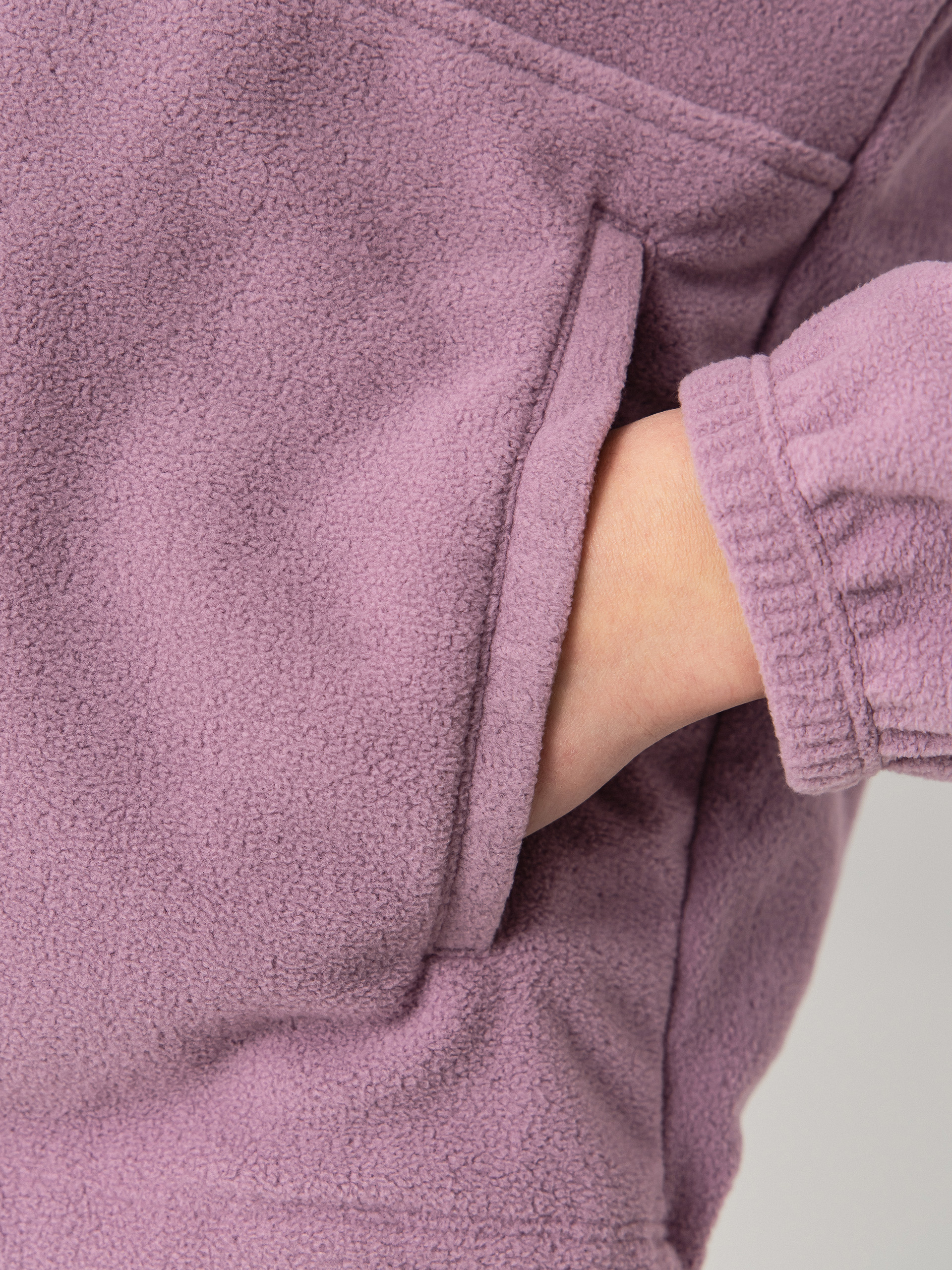 Damski Polar Patagonia Micro D 1/2 Zip (light violet)