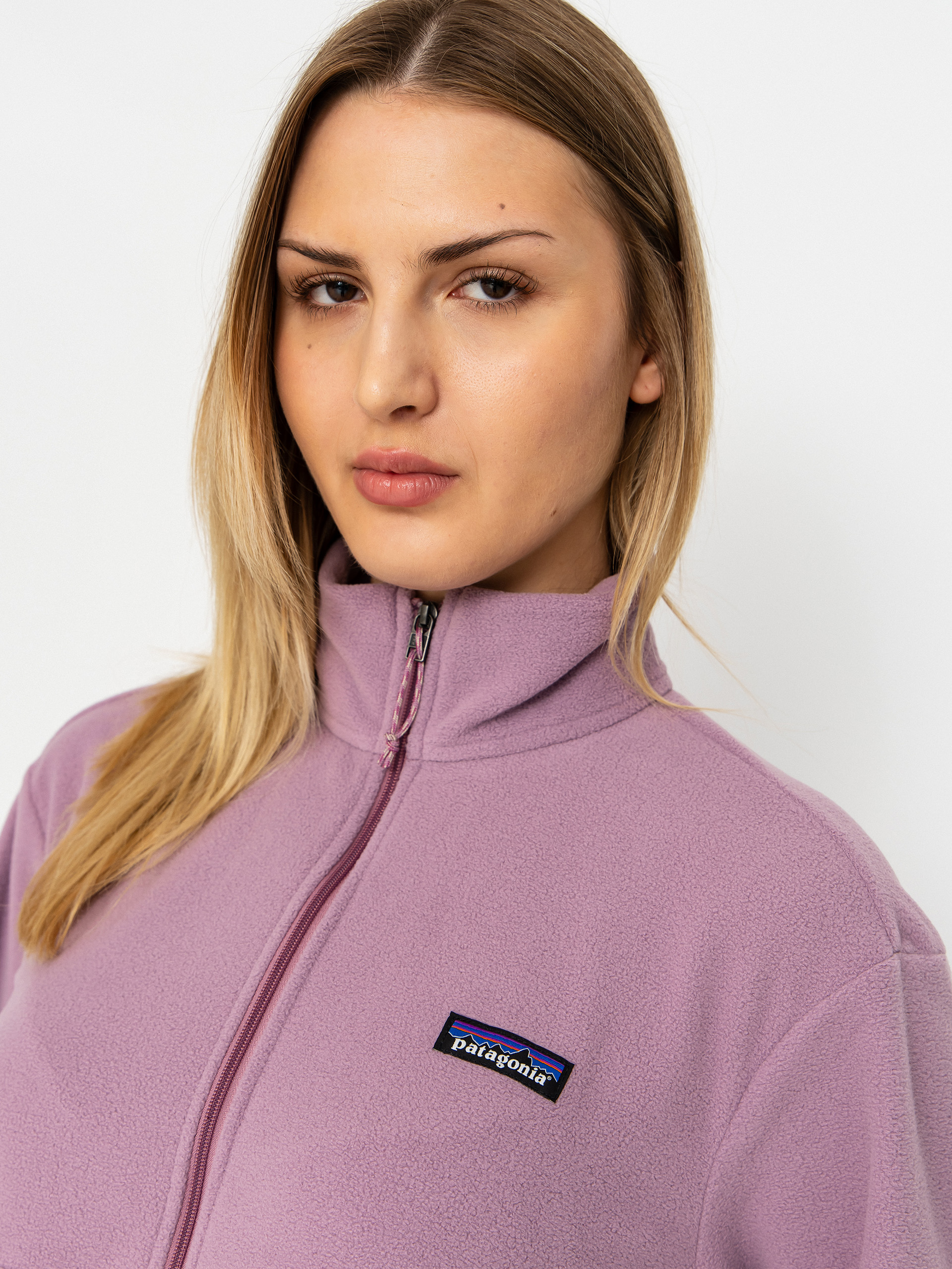 Damski Polar Patagonia Micro D 1/2 Zip (light violet)