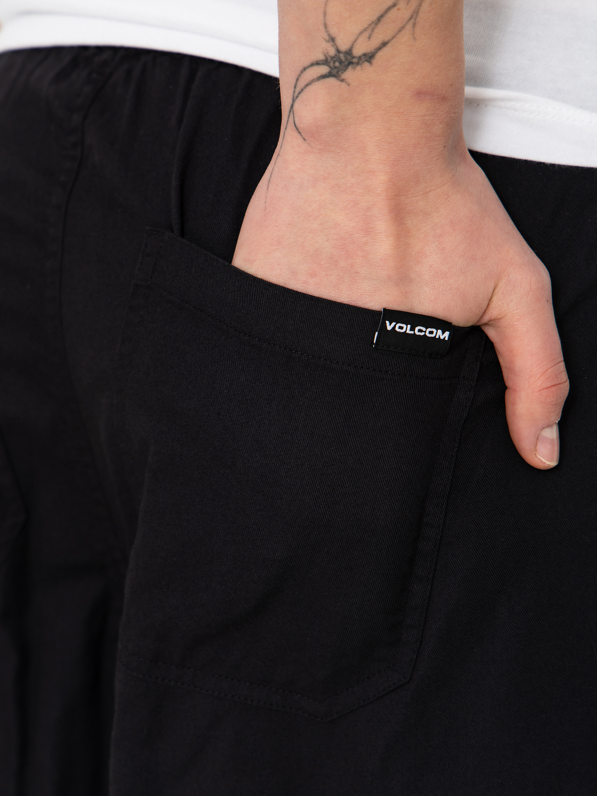 Spodnie Volcom Dropping In Wmn (black)