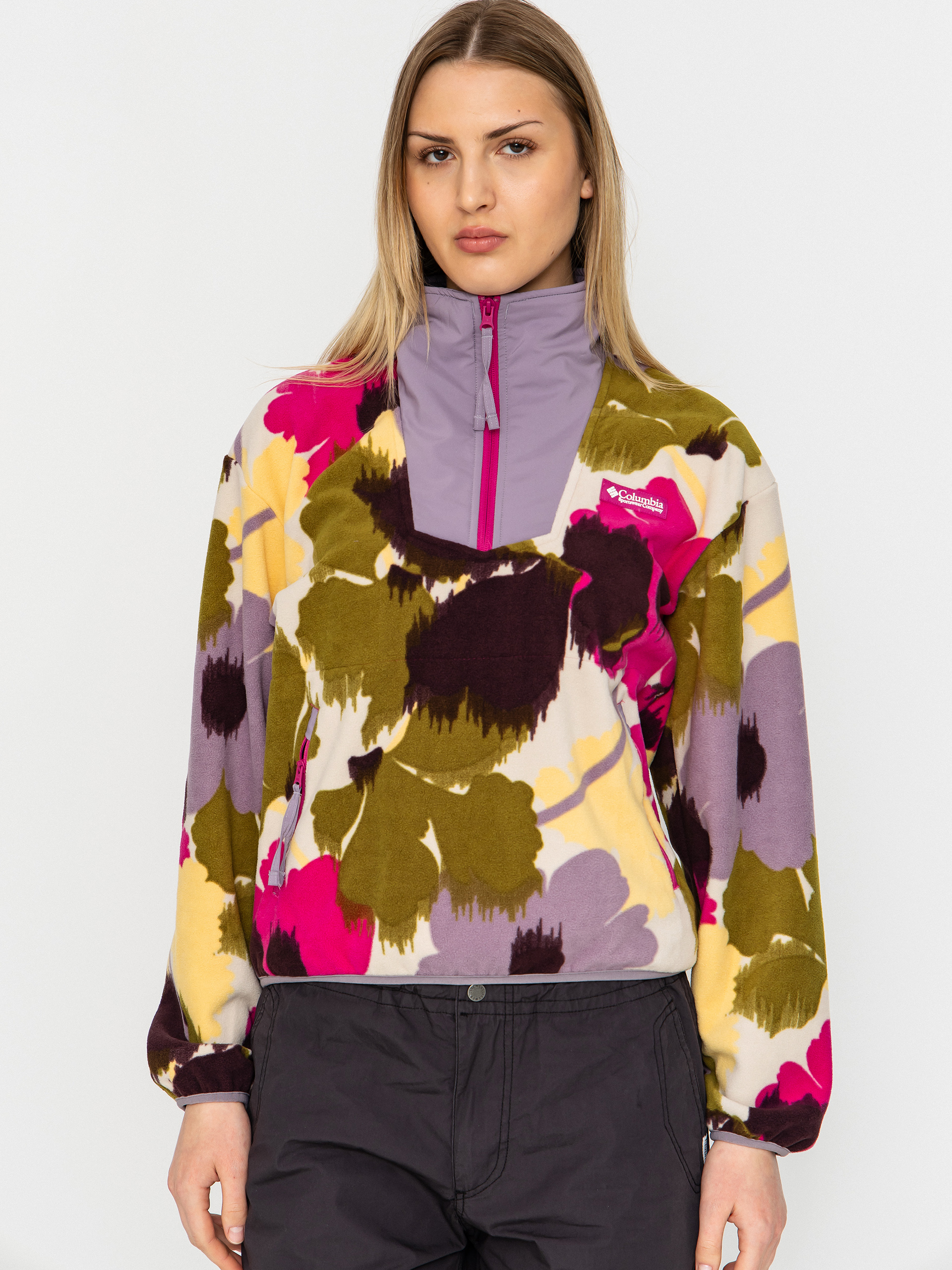 Polar Columbia Sequoia Grove Printed Half Zip Wmn