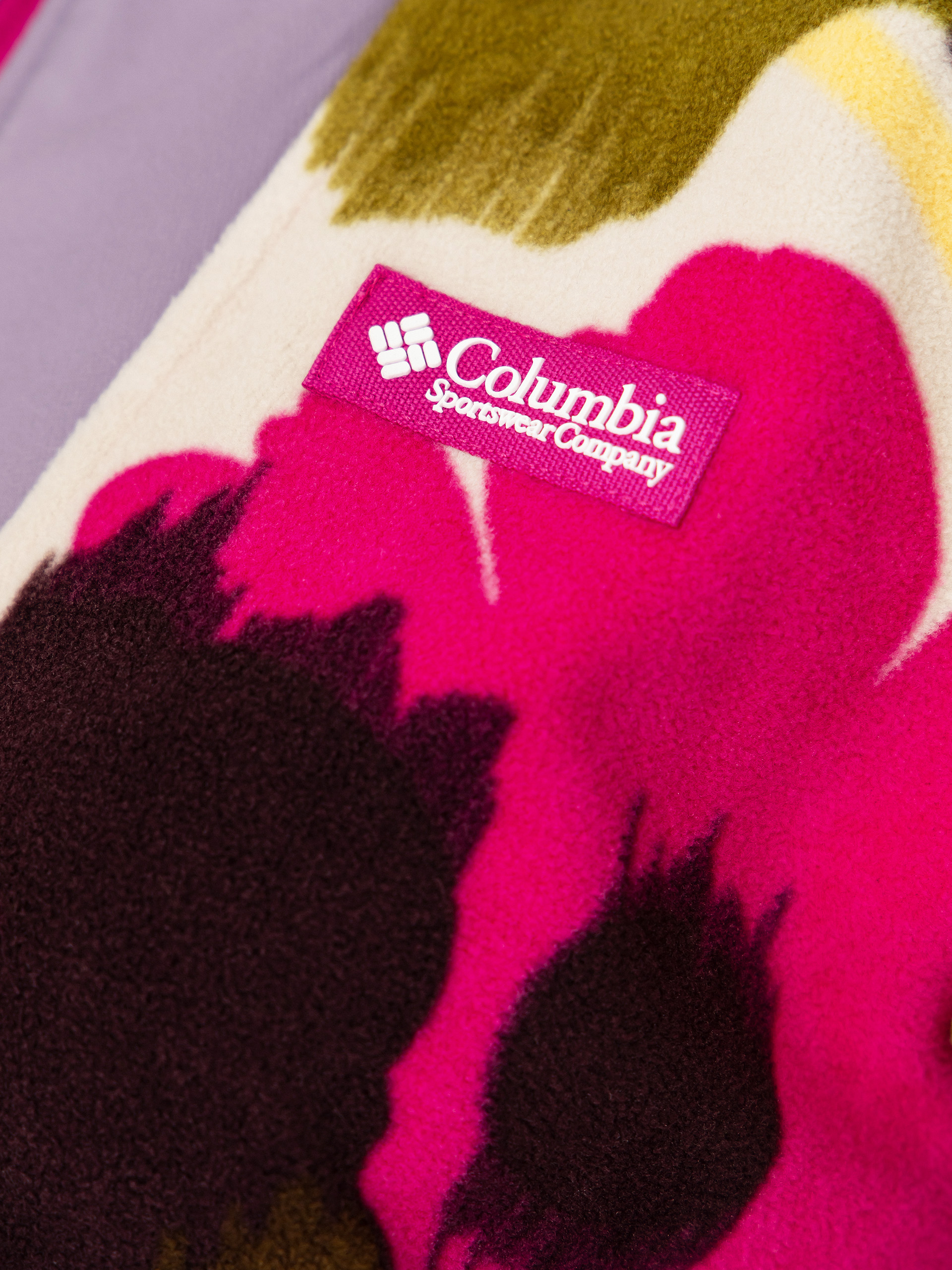 Damski Polar Columbia Sequoia Grove Printed Half Zip (fuchsia/ikatbloom)