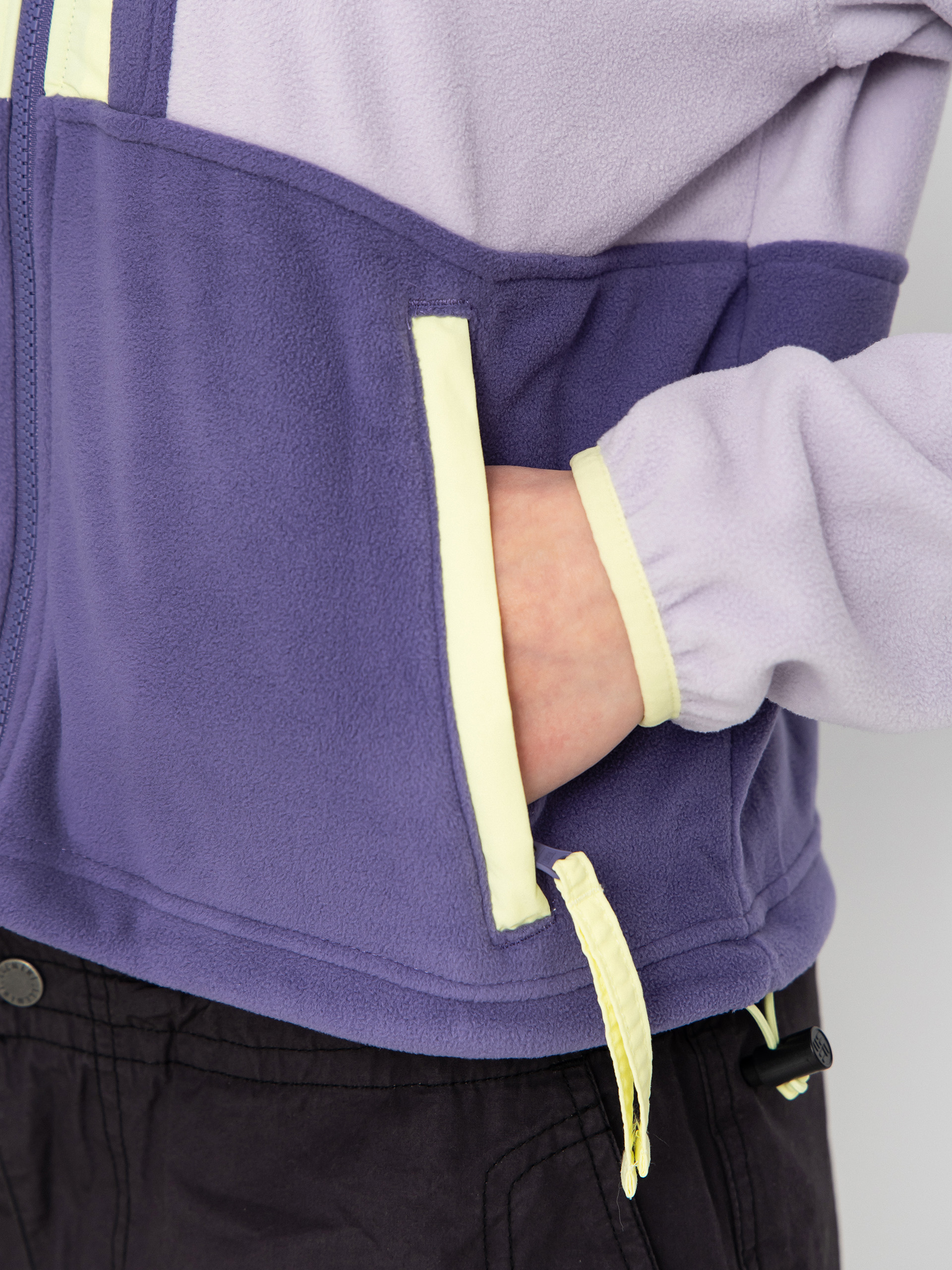 Damski Polar Columbia Backbowl II Full Zip (lavender pearl/stormwatch/citron haze)