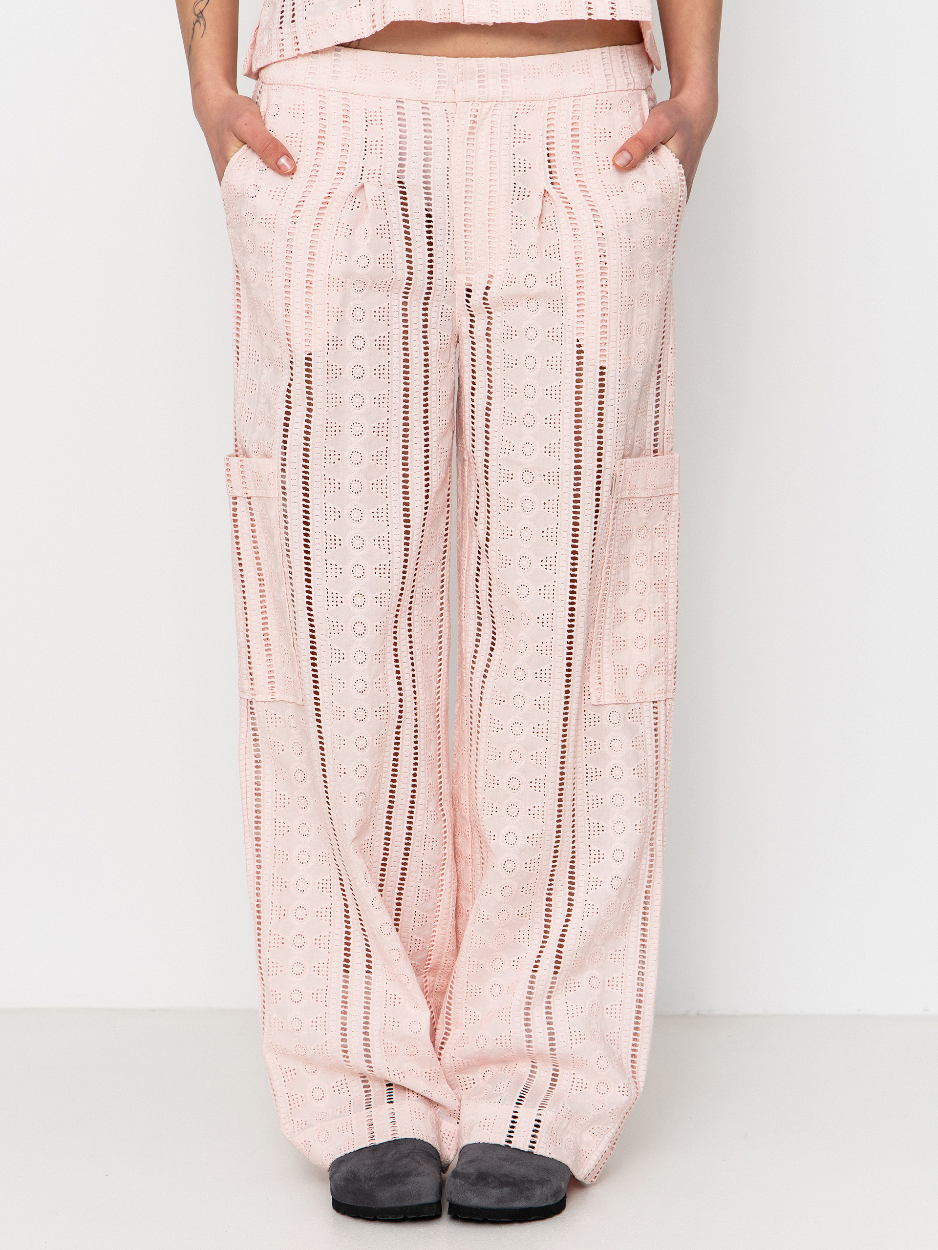 Spodnie Brixton The Mercer Wide Leg Trouser Wmn