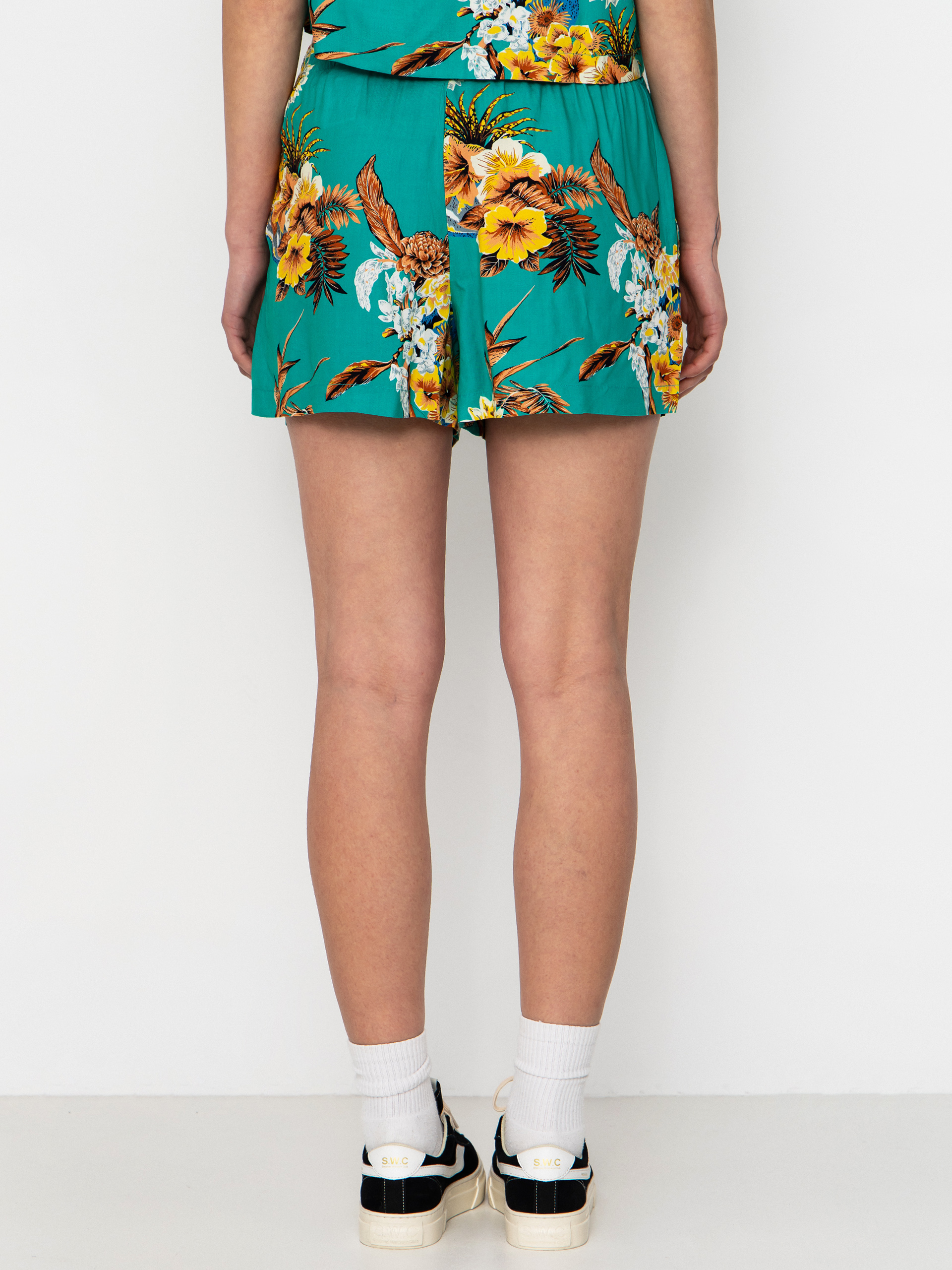 Szorty Brixton Campos Lounge Wmn (retro green flor campos)