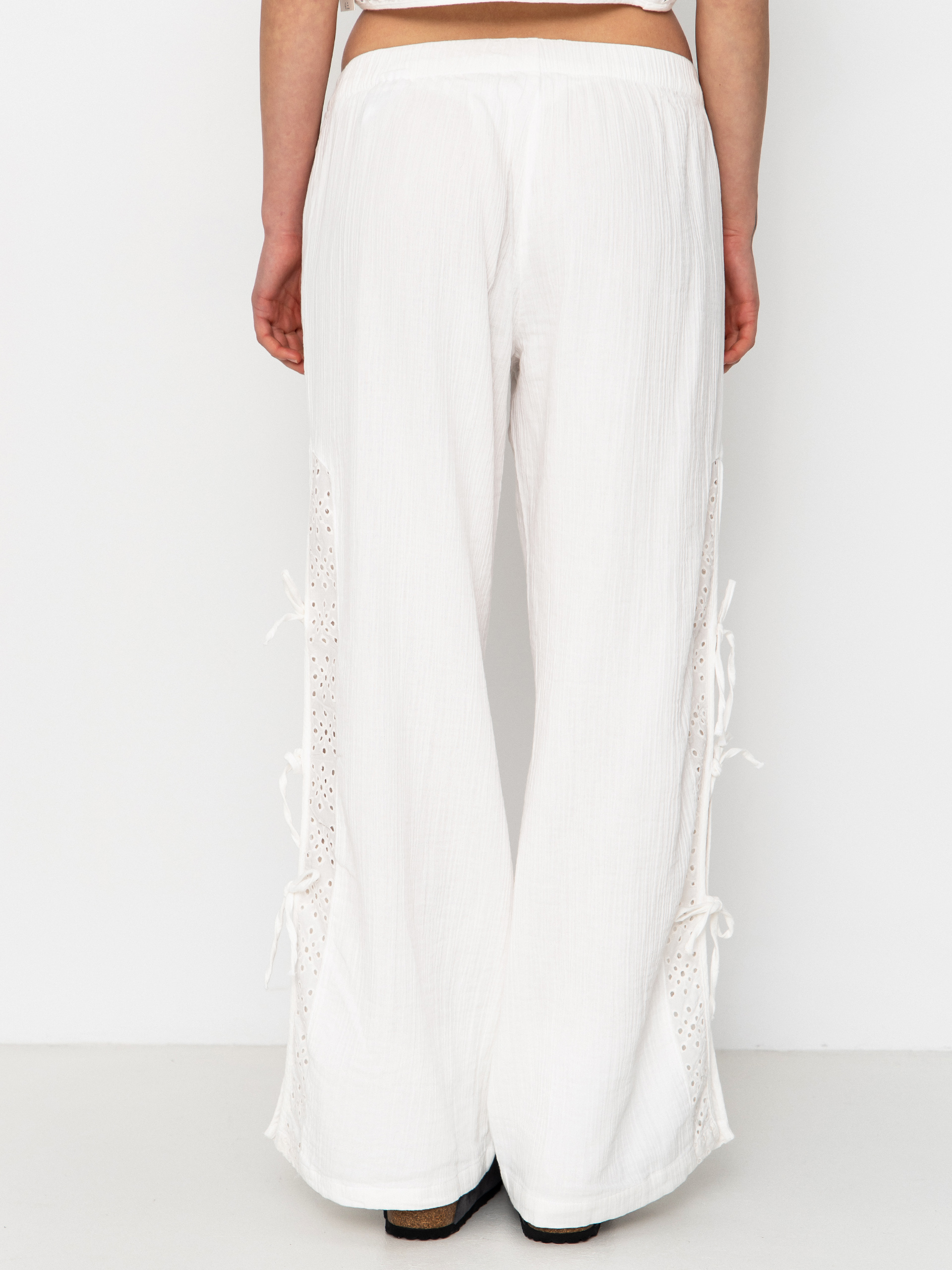 Spodnie Brixton Seaside Eyelet Wide Leg Wmn (off white eyelet)