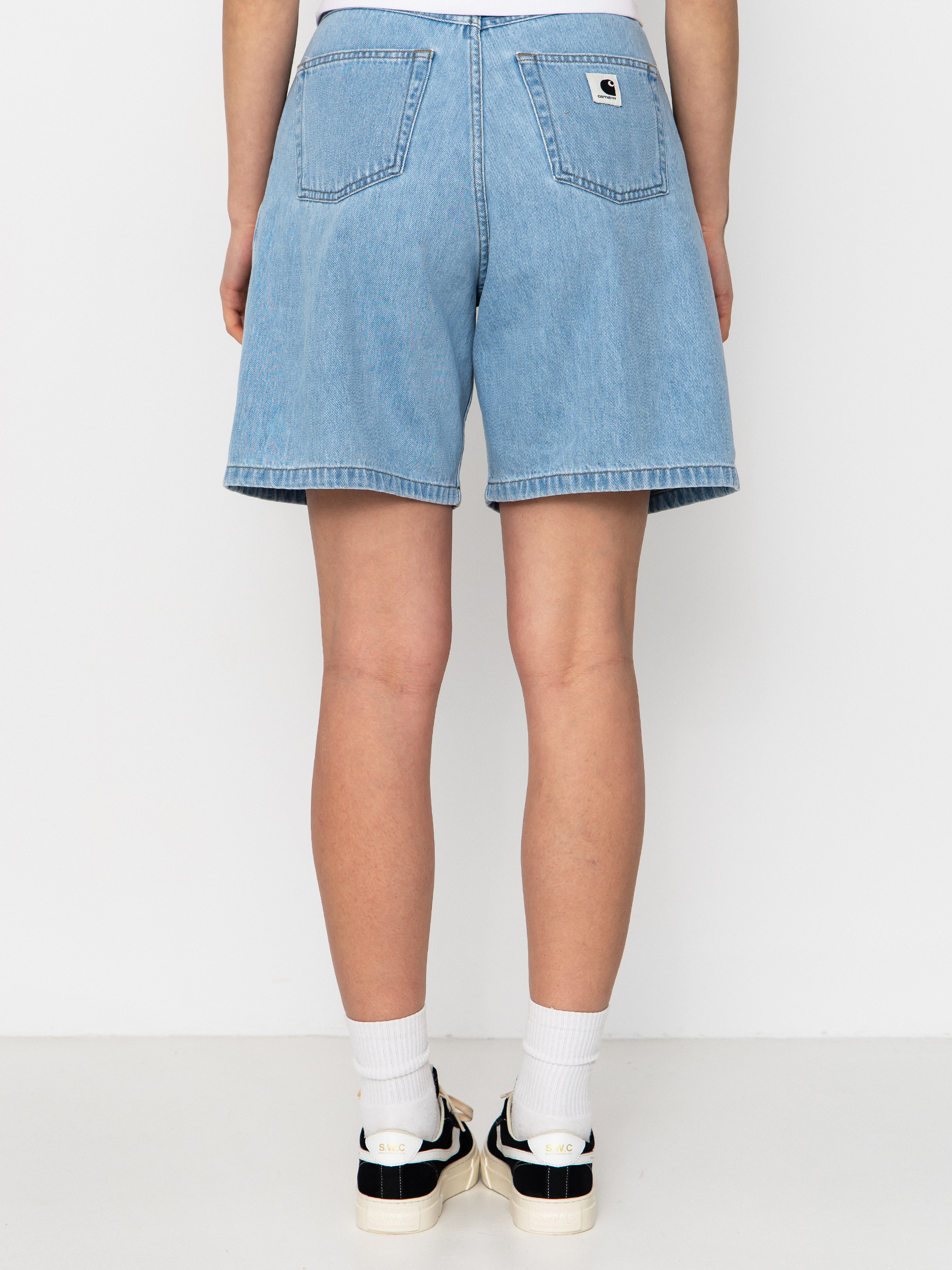 Szorty Carhartt WIP Alta Wmn (blue stone bleached)