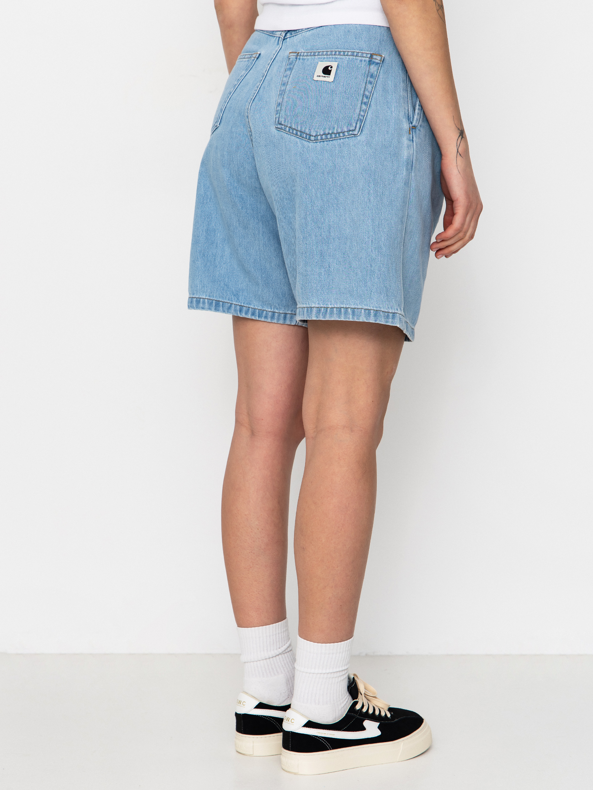 Szorty Carhartt WIP Alta Wmn (blue stone bleached)