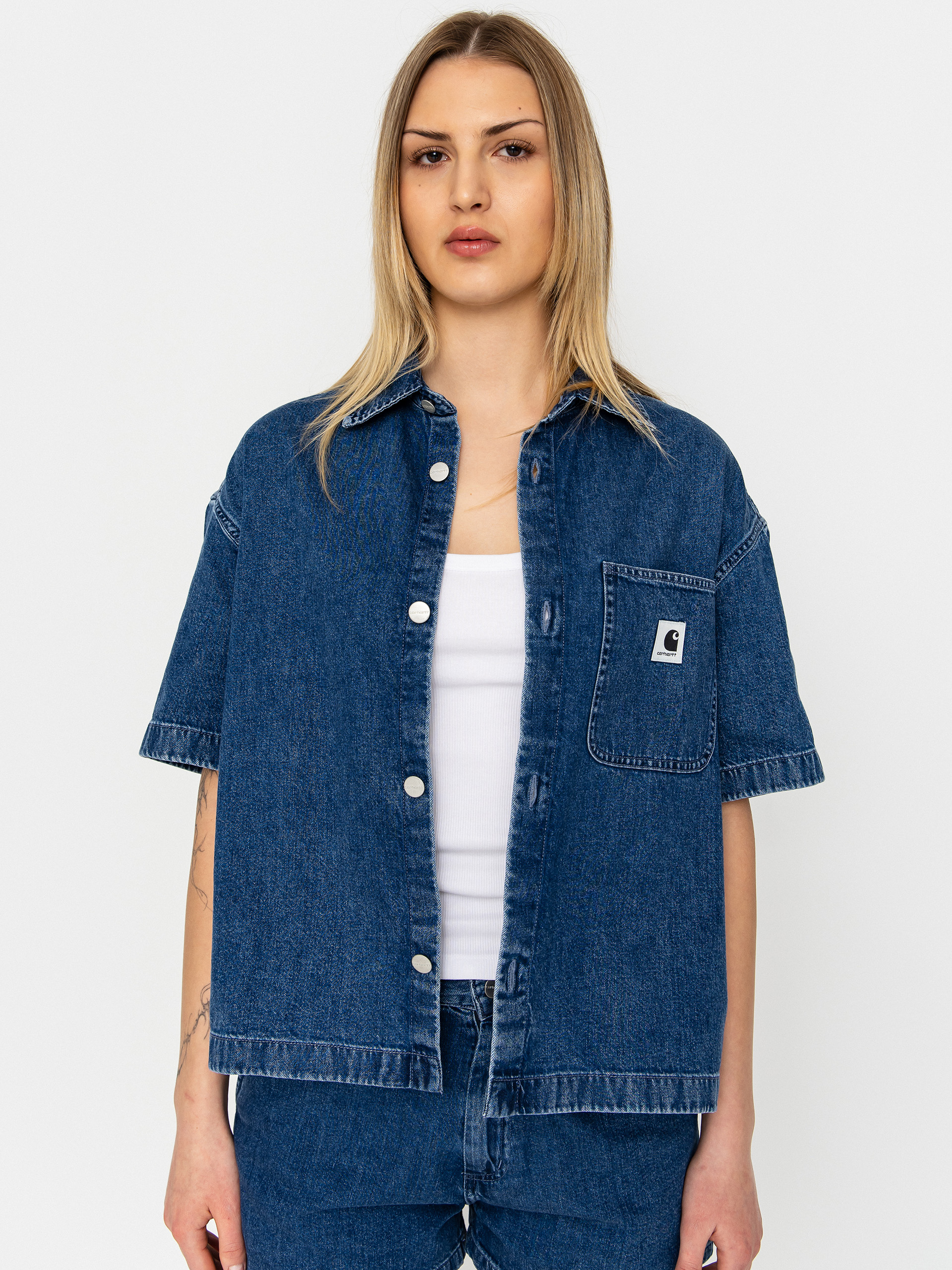 Koszula Carhartt WIP Lovilia Wmn (blue)