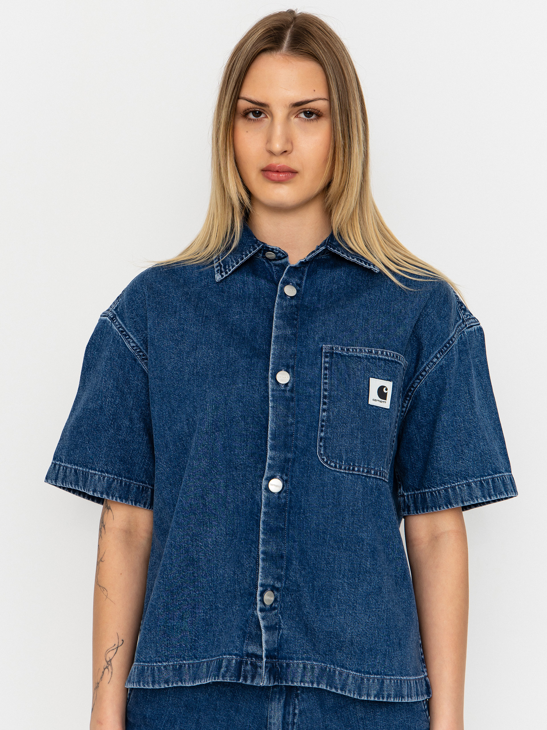 Koszula Carhartt WIP Lovilia Wmn (blue)