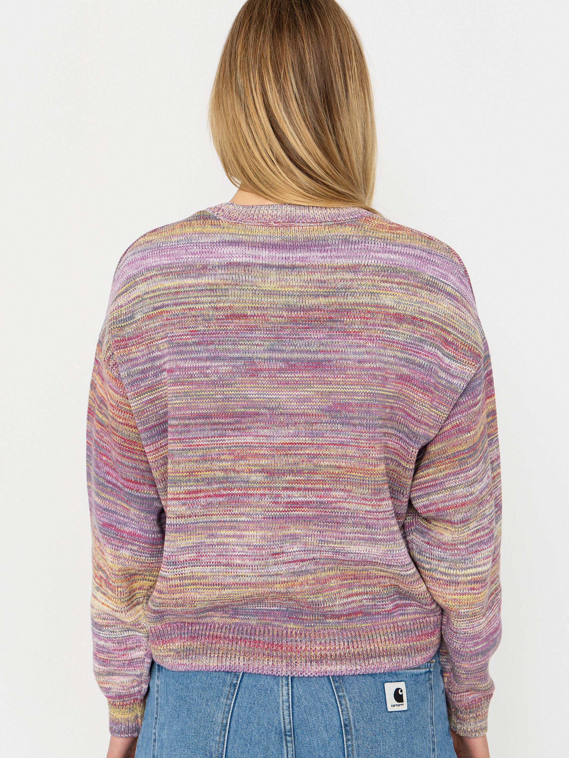 Sweter Carhartt WIP Keenaner Wmn (gradient/gentle purple)